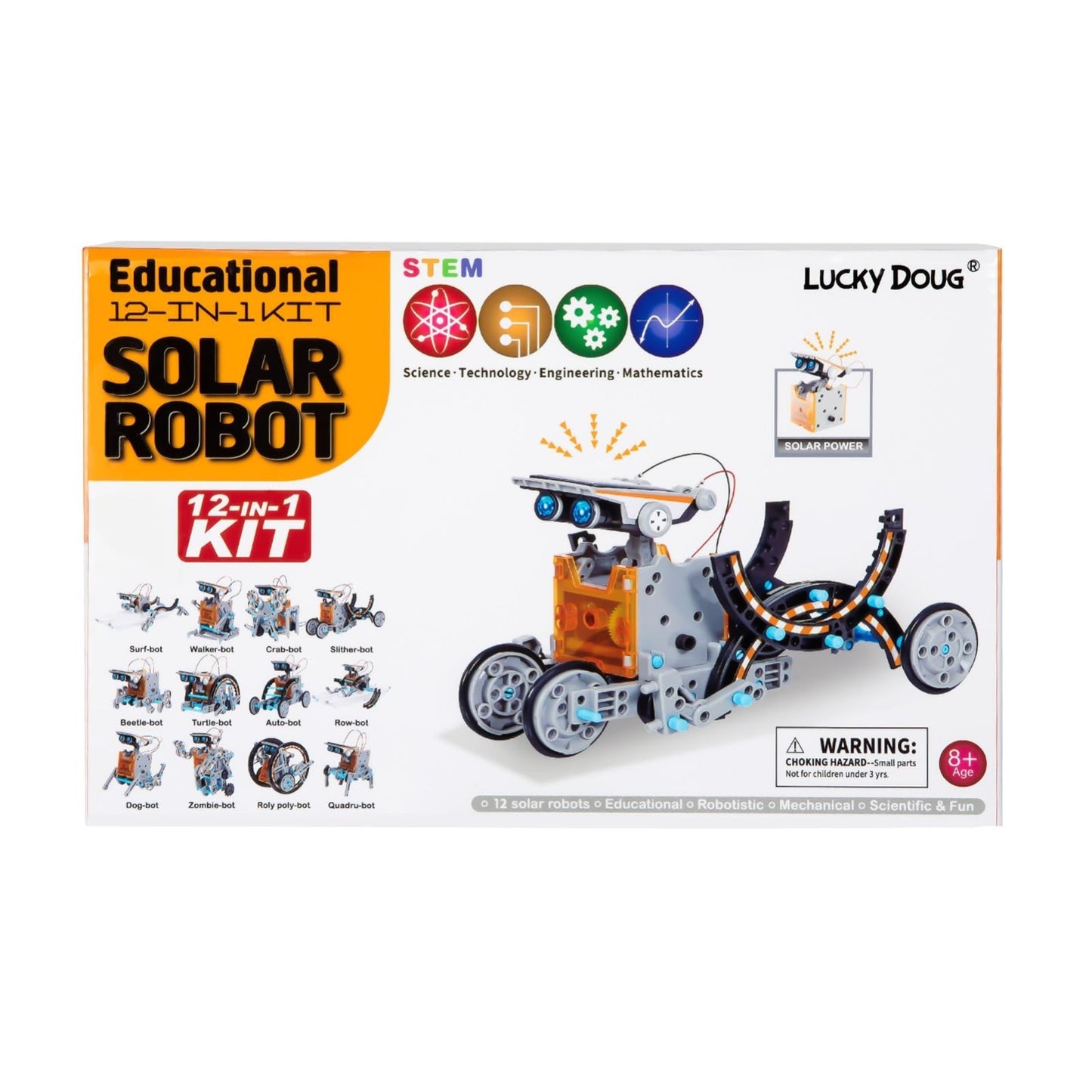12 in 1 Solar Power Robot Building Kit   STEM Educational Toy for Kids 8 13, DIY3