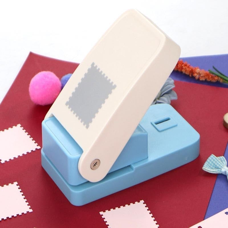 1" Postage Stamp Punch & Cutter - DIY Craft Tool for Earrings, Scrapbooking, Car1