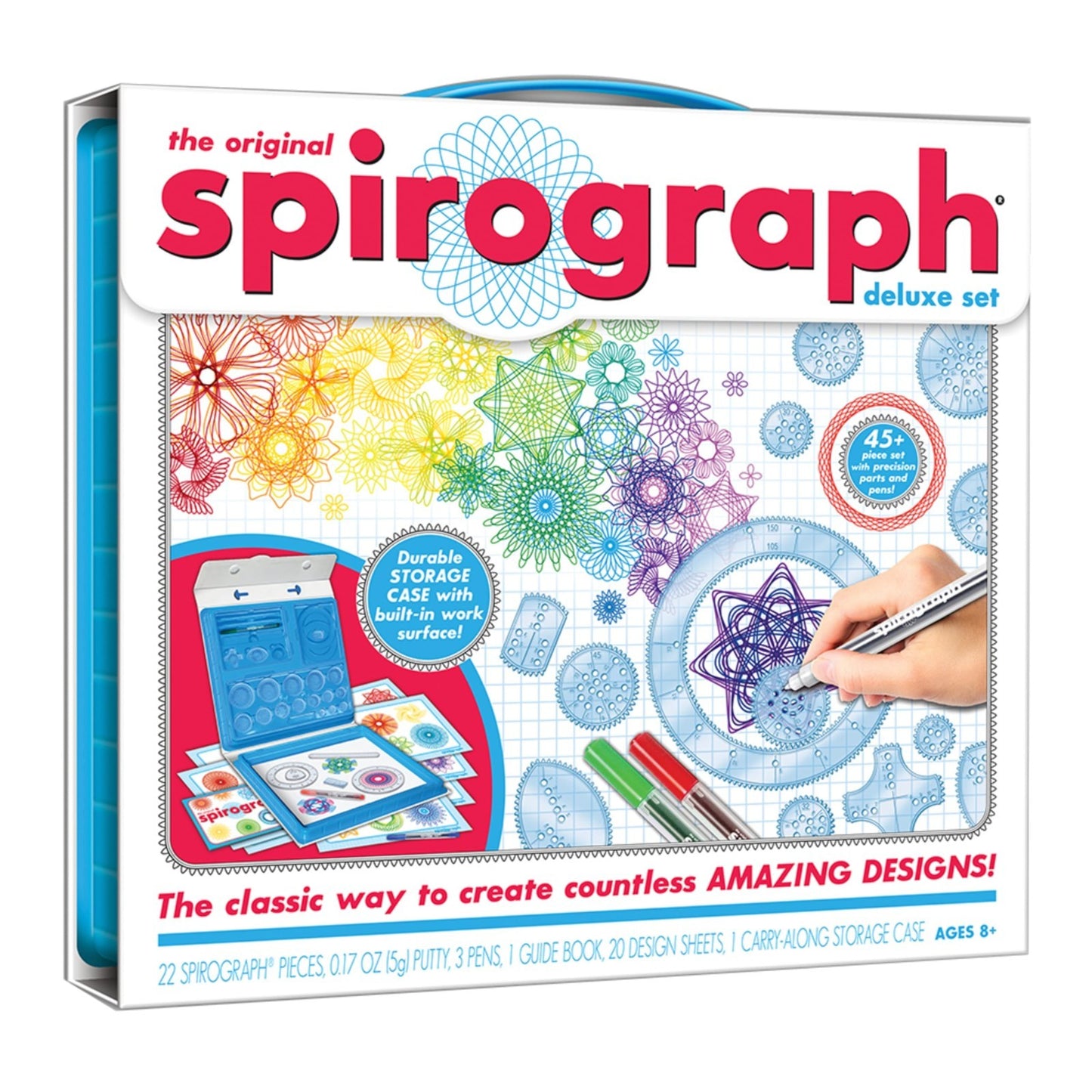 Deluxe Spiral Art Drawing Kit   Create Amazing Designs   Fun for Kids 8+1