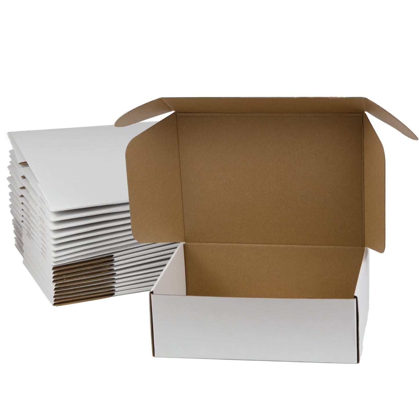 12x9x4 Shipping Boxes - White Corrugated Cardboard for Small Business, 20 Pack1