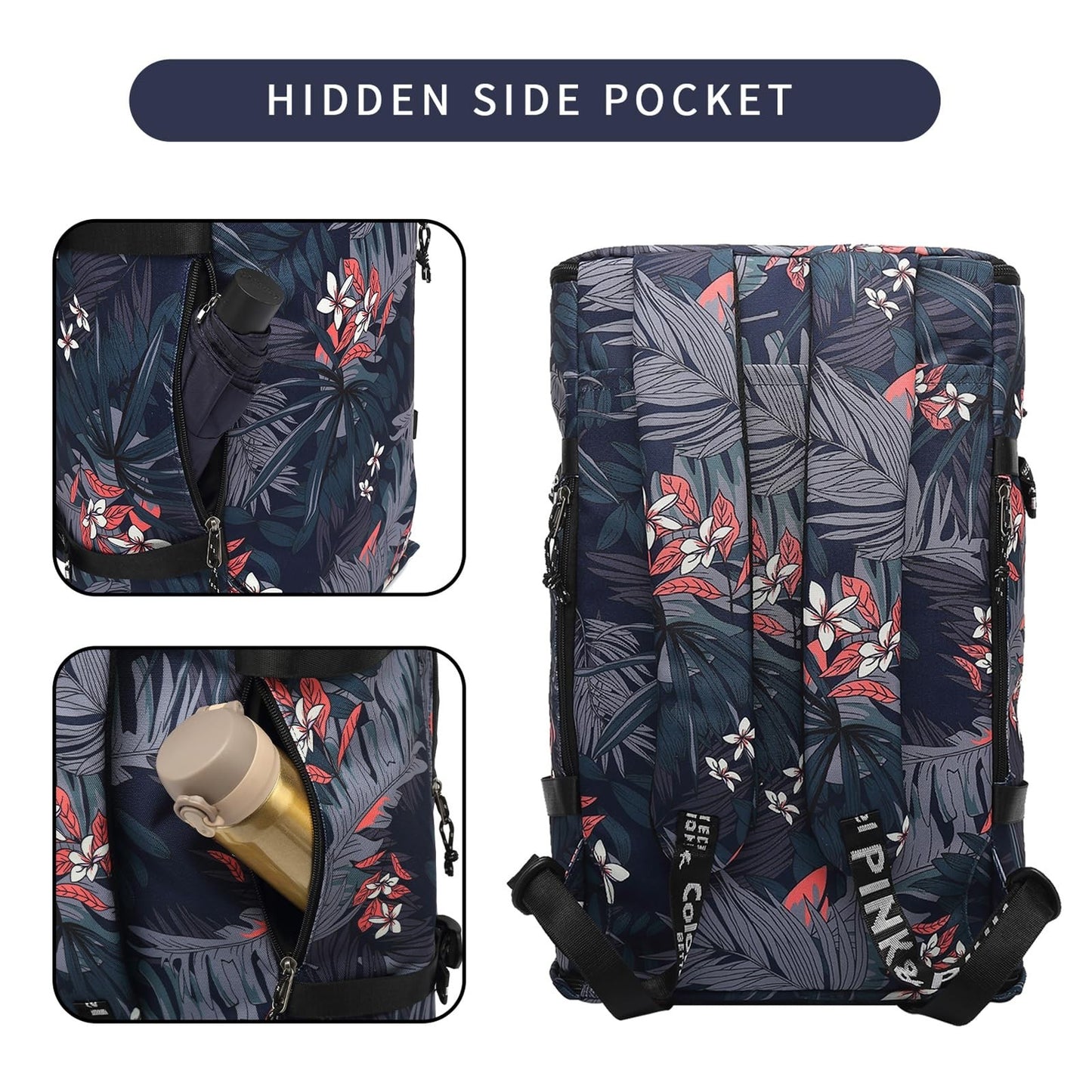 Waterproof Gym Duffel Backpack with Shoe Compartment, 4 Carry Methods, Sports &6