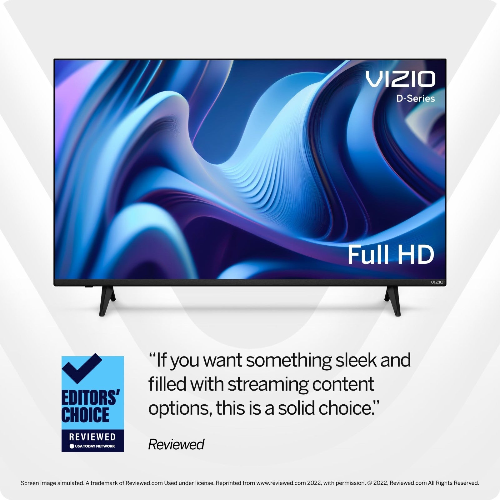 32" Full HD Smart TV 1080p, Apple AirPlay, Chromecast, Alexa Compatible, 2022 Mo10