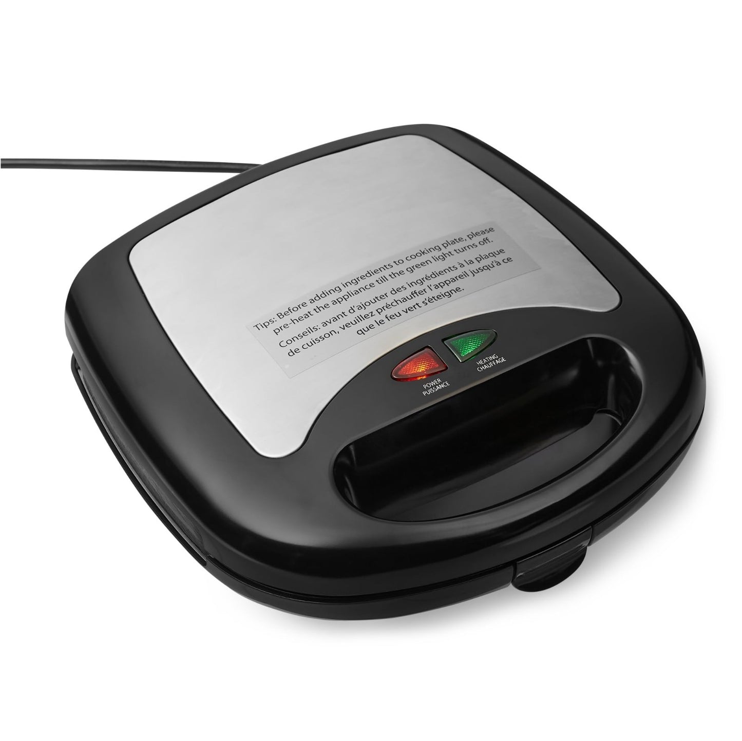 3 in 1 Sandwich Maker, Panini Press & Waffle Maker, Removable Plates, 760W, Spac1