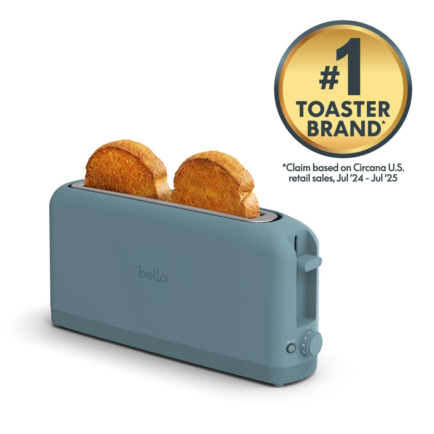 2 Slice Slim Toaster with Long Slot & Extra Wide Design   Compact Kitchen Applia4