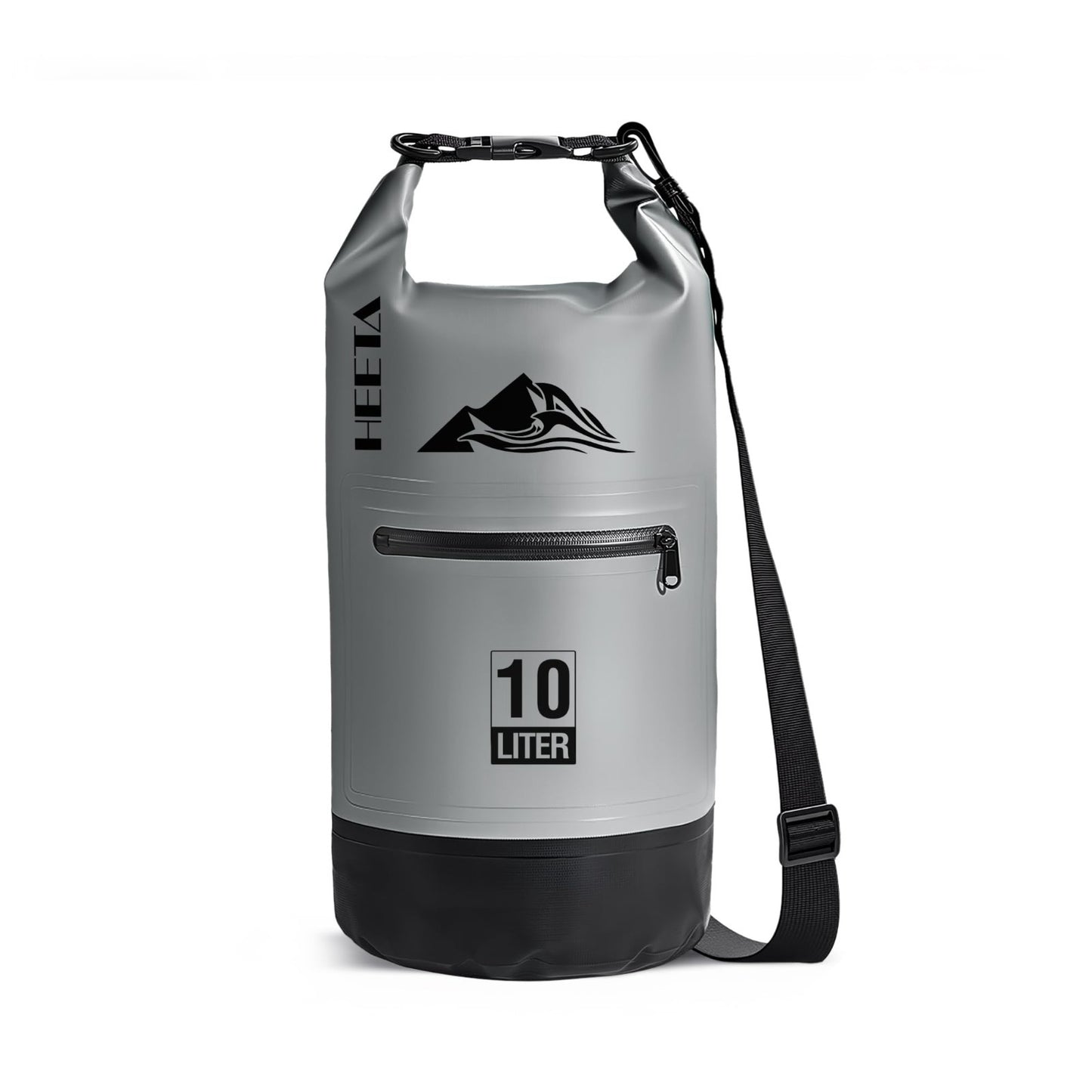 Waterproof Dry Bag with Zipper Pocket - Lightweight Roll Top for Travel, Kayakin1