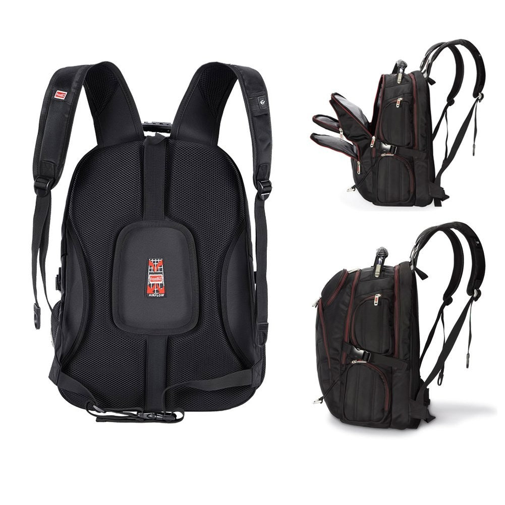 Large 18.4" Laptop Backpack for Gaming Laptops   Fits Dell, Asus, MSI, HP   Blac7