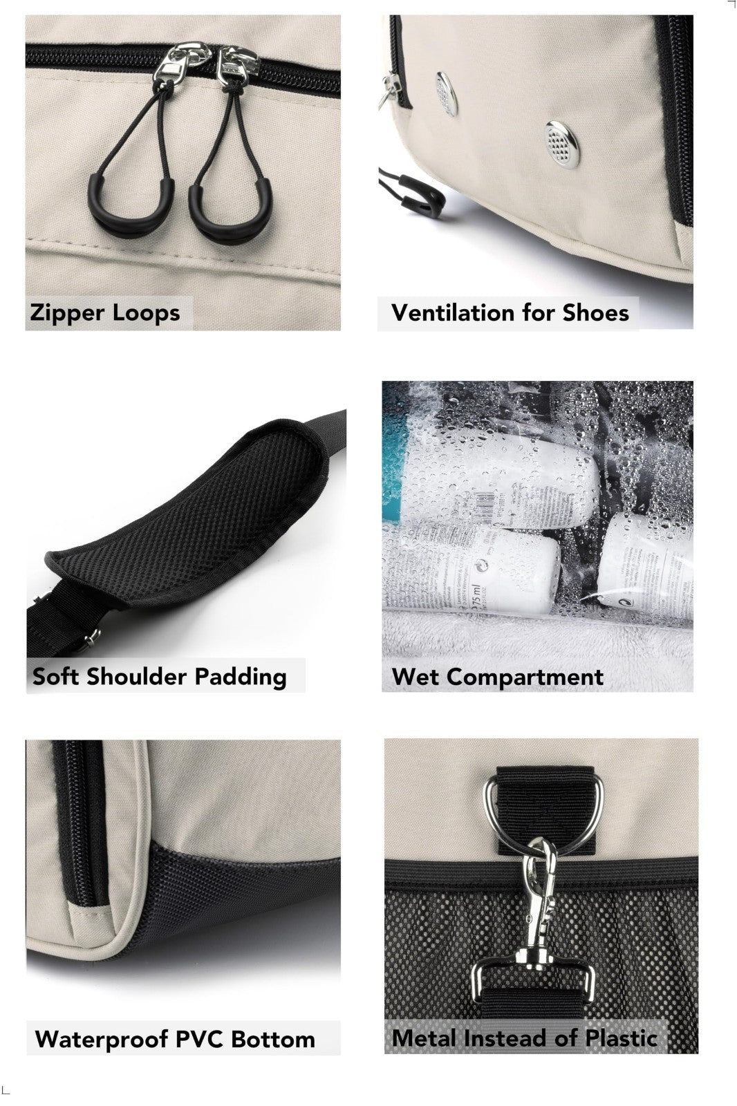 Versatile Gym Duffle Bag with Shoe & Wet Compartment for Travel, Sports & Fitnes2