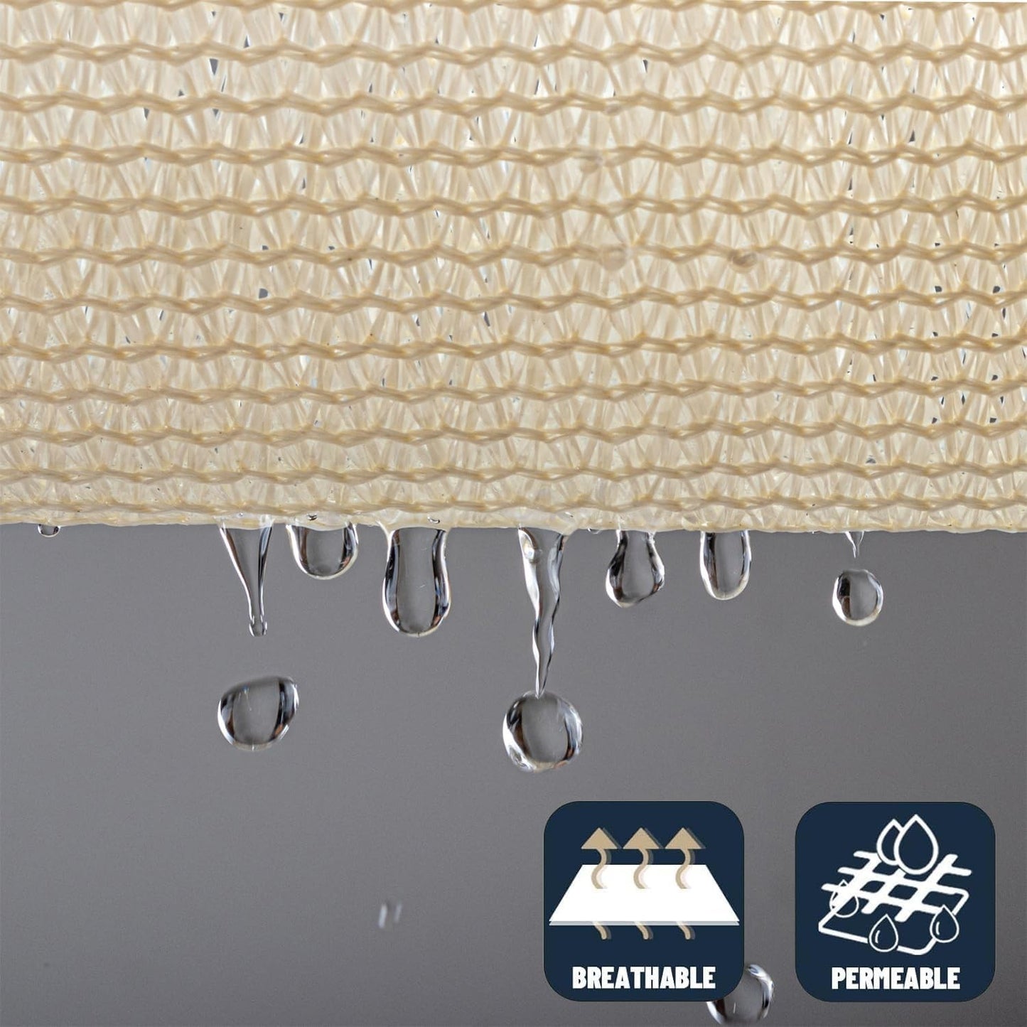10' x 13' Rectangle Shade Sail Canopy   95% UV Protection for Backyard, Patio, G4