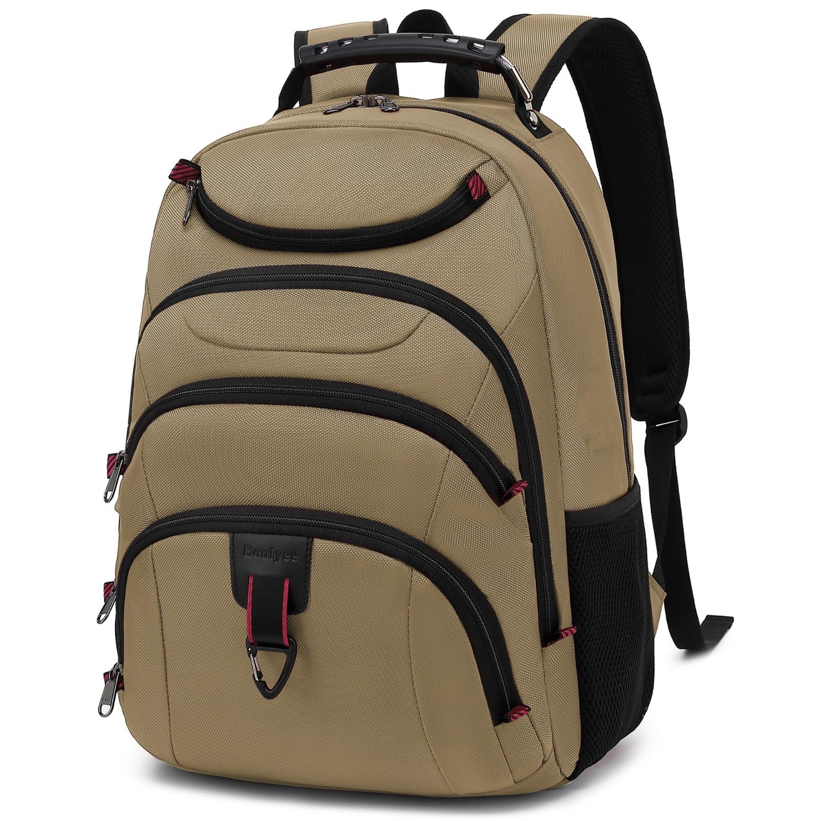 15.6" Waterproof Laptop Backpack with USB Port, Anti Theft Travel Bag for Men1