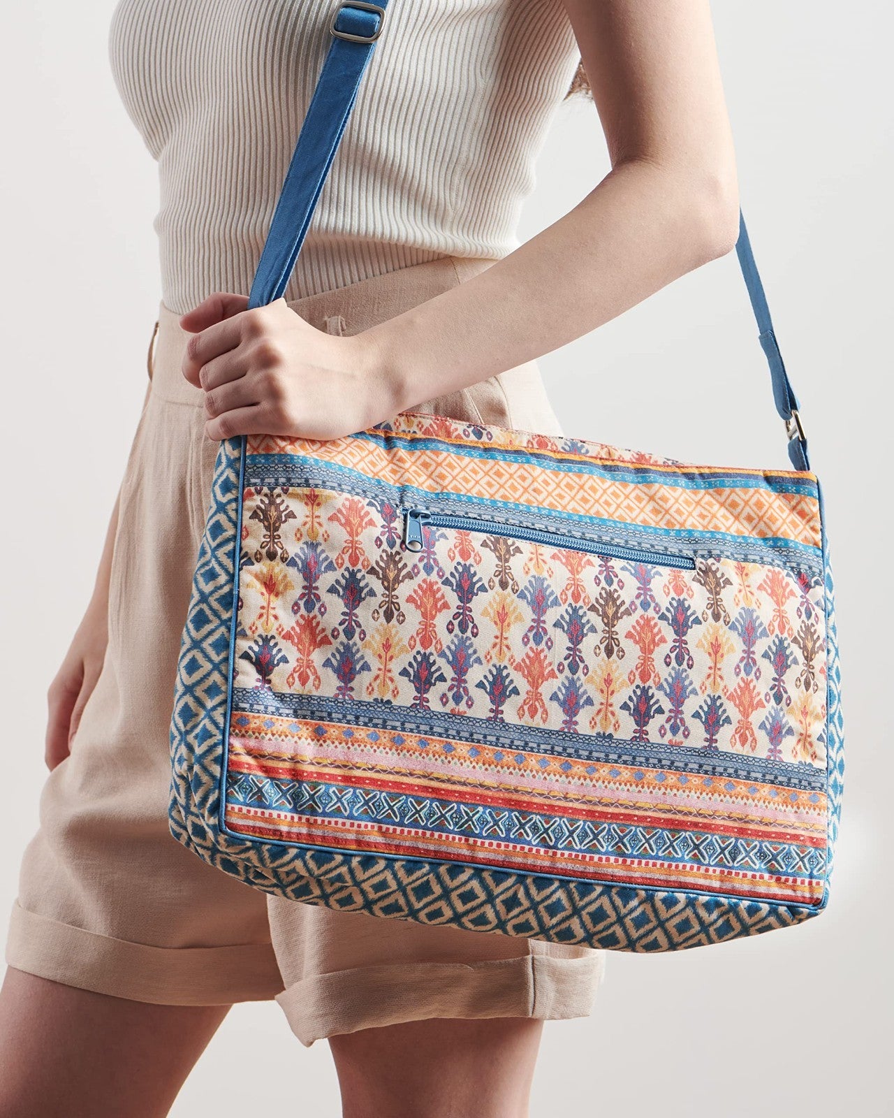 Stylish Cotton Shoulder Bag for Women   Versatile Handbag, Perfect for Everyday6