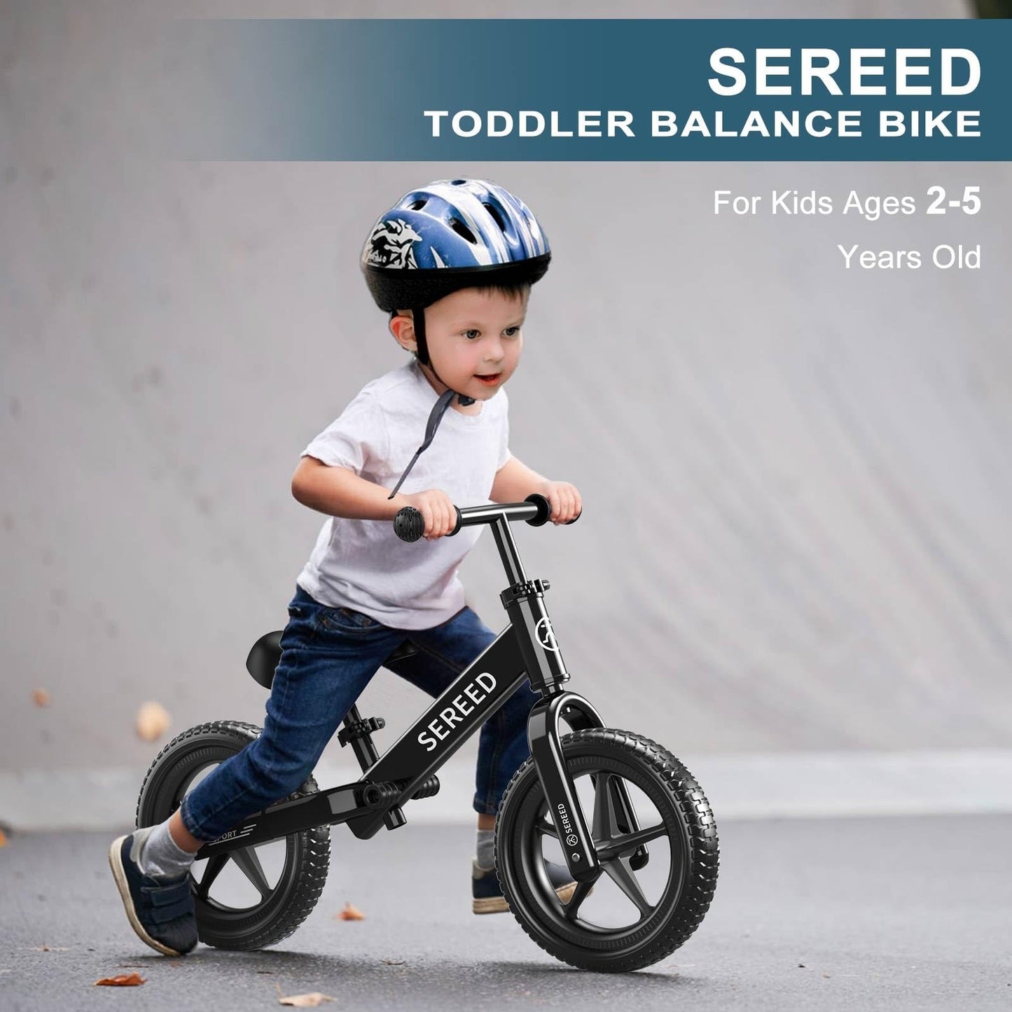 No Pedal Toddler Balance Bike for Ages 2 5, Adjustable Height, Custom Stickers,4