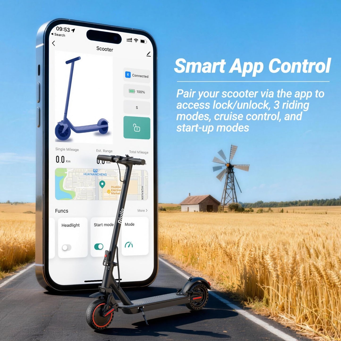 Powerful Electric Scooter 350W-500W, 9-22 MPH, 10-41 Mile Range, Dual Suspension8