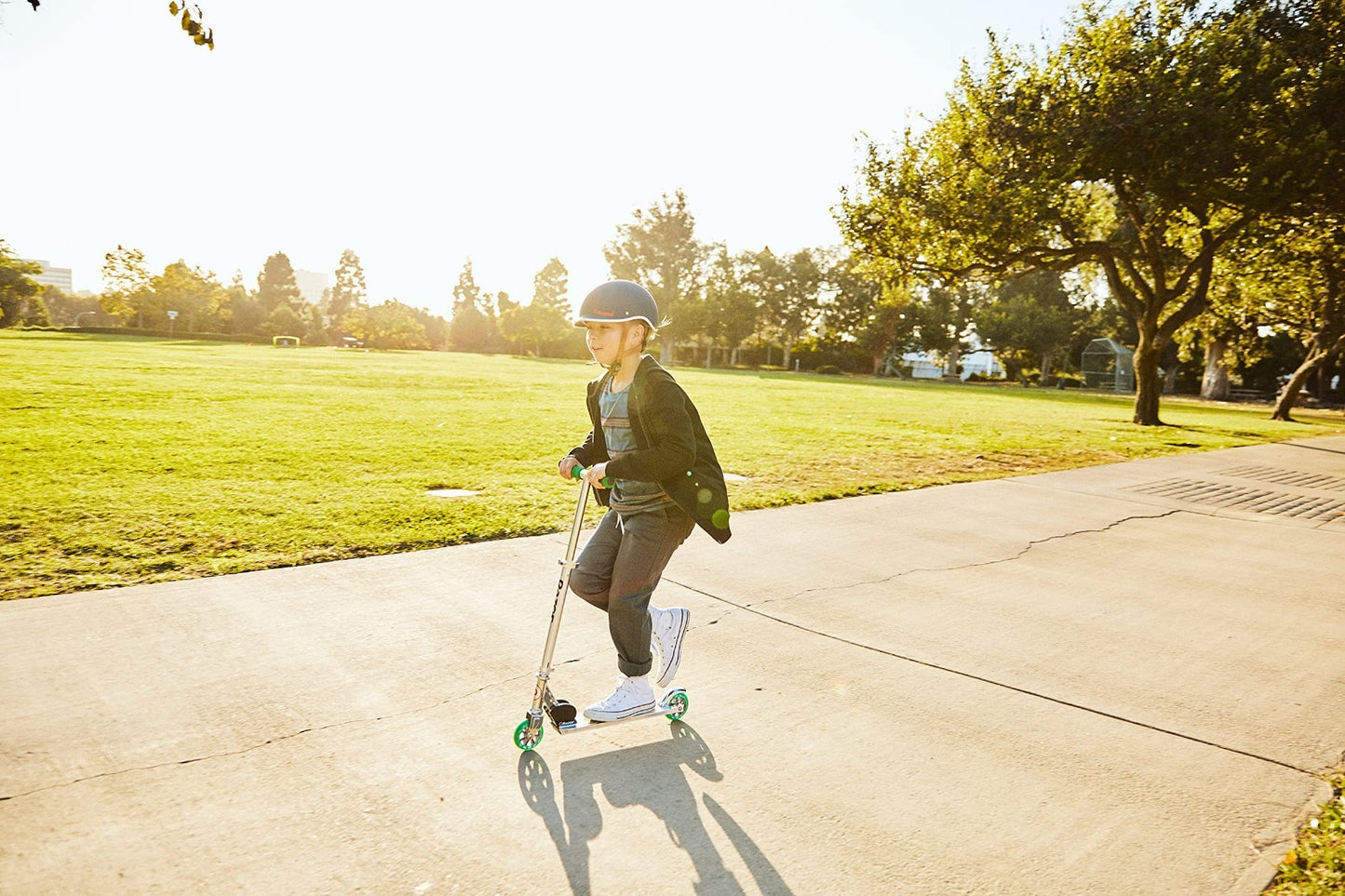 Lightweight Foldable Kick Scooter for Kids - Aluminum Frame, Adjustable Handleba11