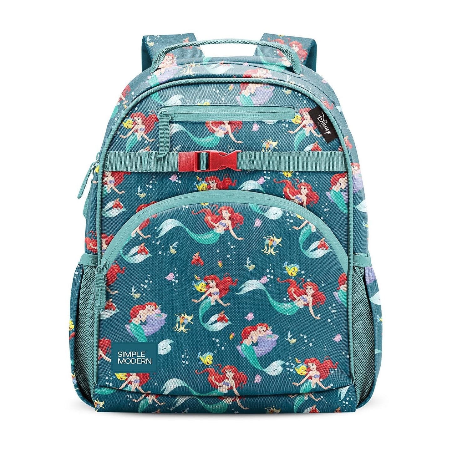 Disney Little Mermaid Kids Backpack 18L   School Bag for Girls, Lightweight & Du1