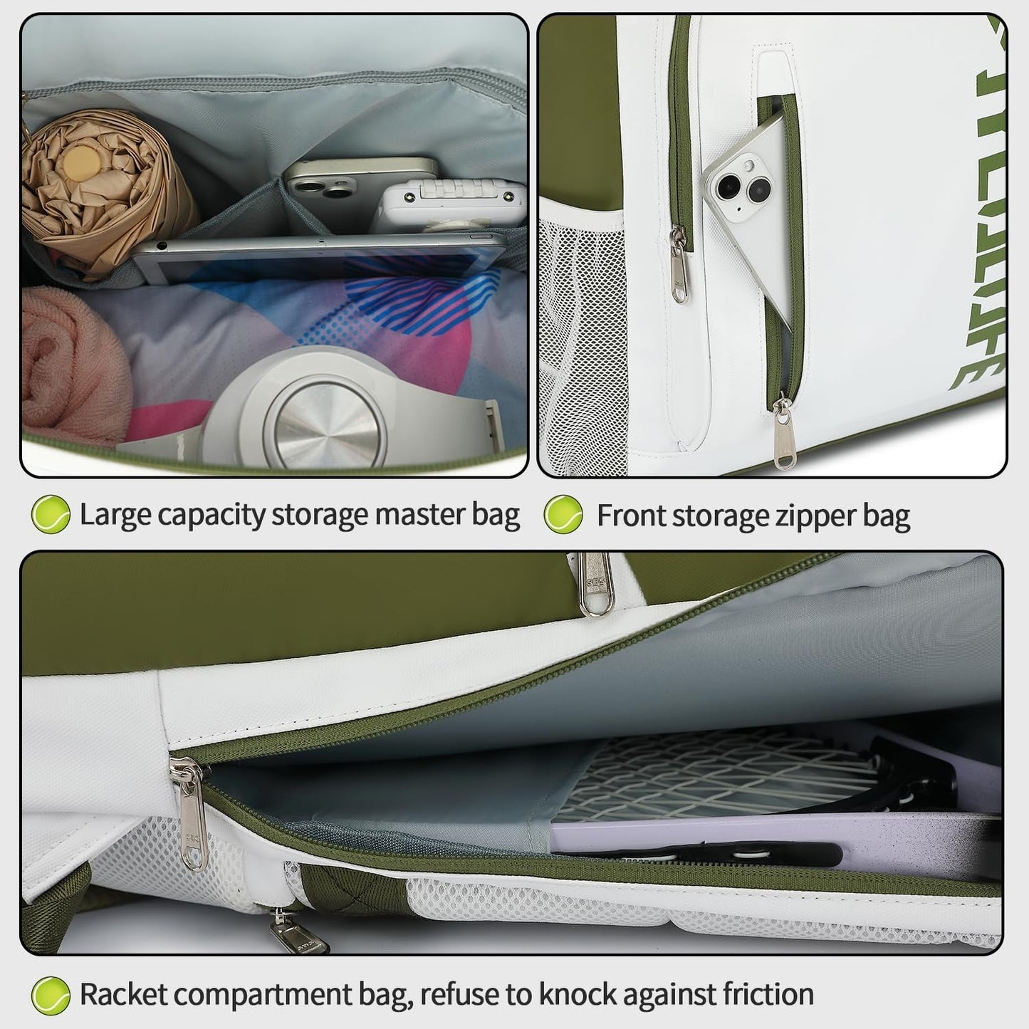 Waterproof Gym Duffel Backpack with Shoe Compartment, 4 Carry Methods, Sports &7