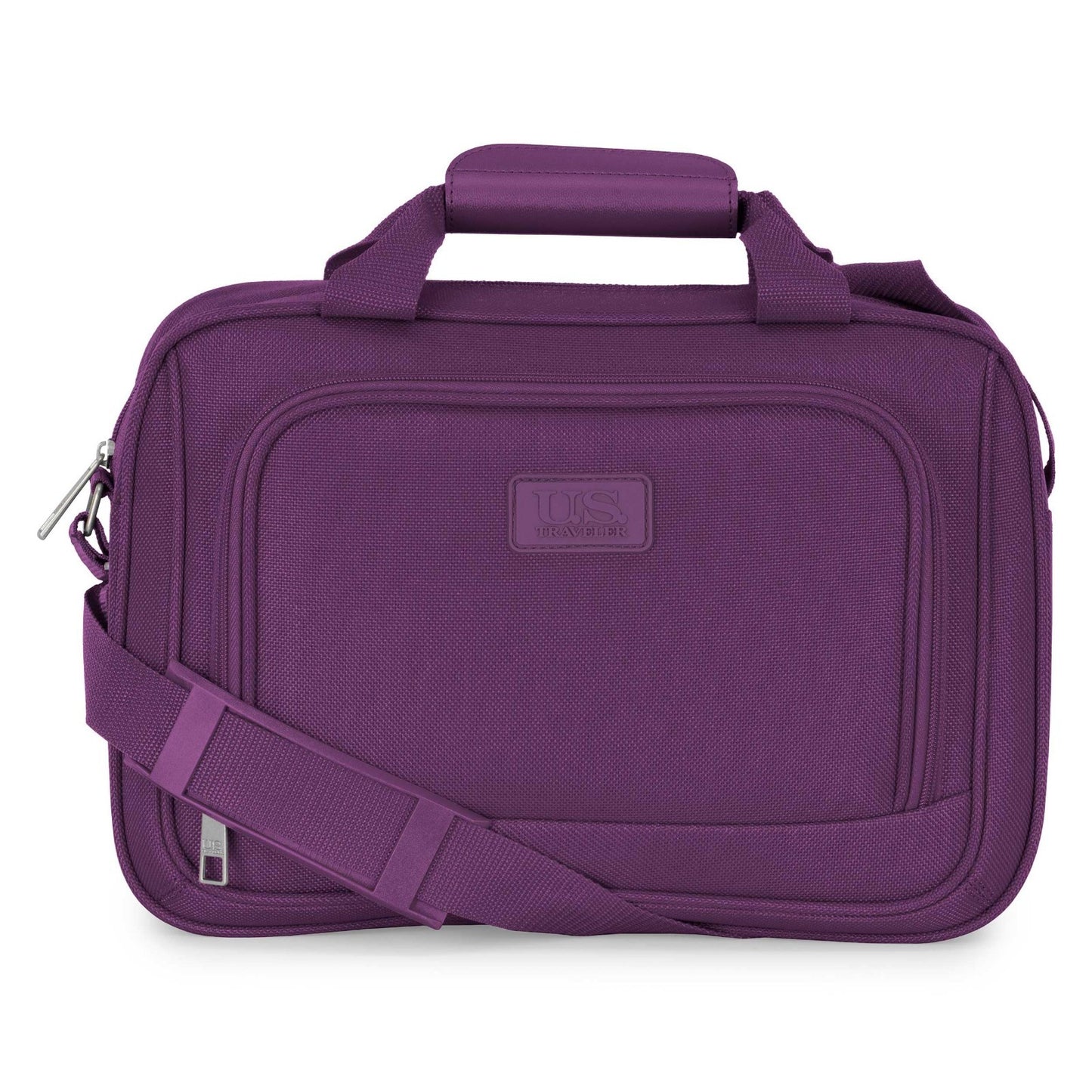 Lightweight Softside Rolling Carry-on Suitcase, 4-Wheel Luggage Set, Purple6