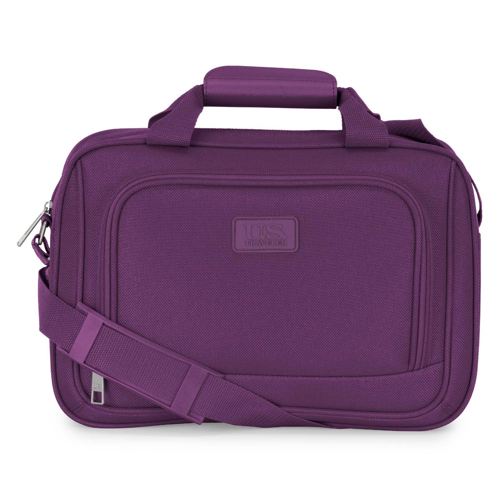 Lightweight Softside Rolling Carry-on Suitcase, 4-Wheel Luggage Set, Purple6