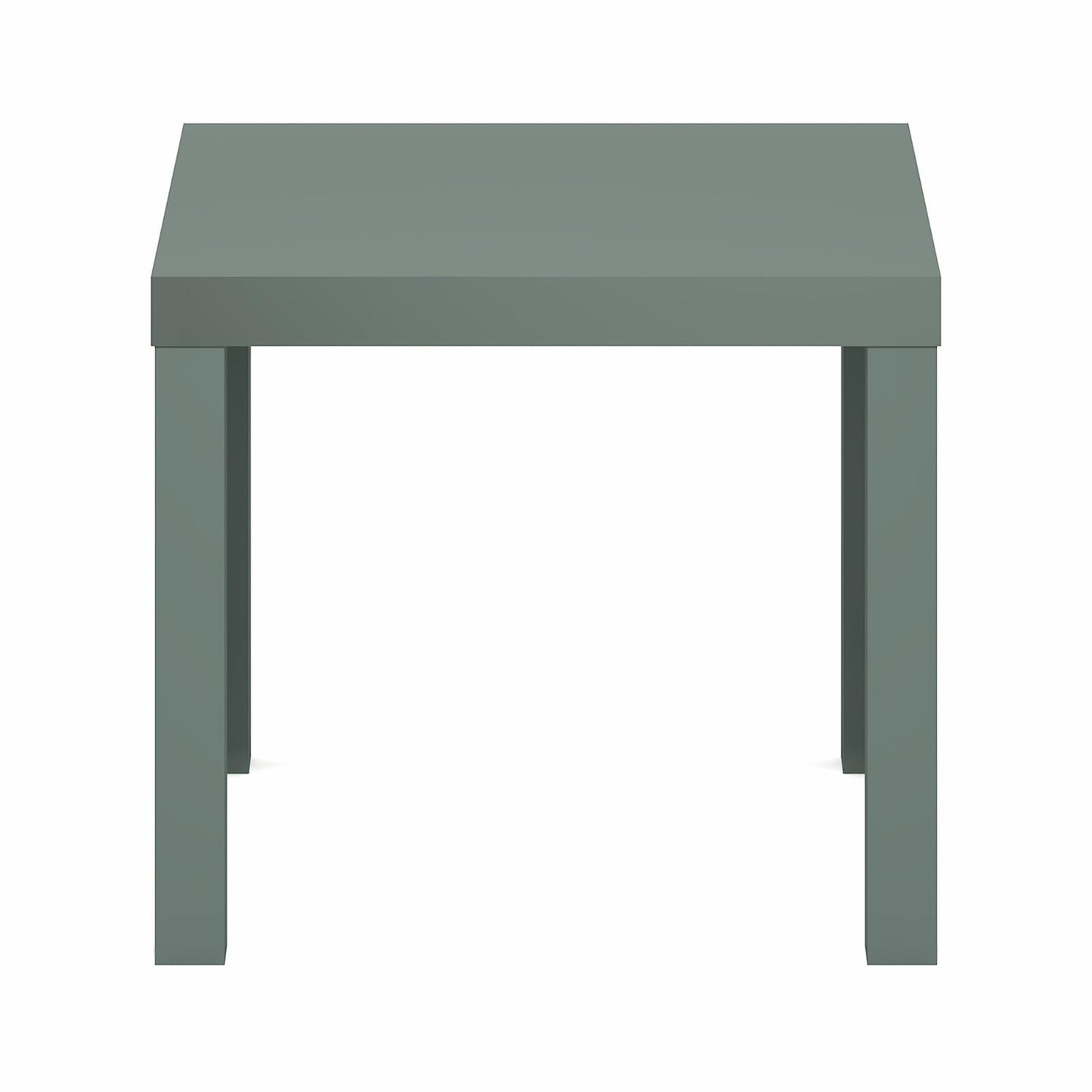Modern Square Side Table - 1.8" Thick Top, Simple Nightstand, Toolless Assembly,6