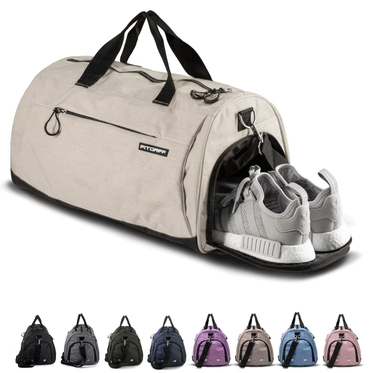 Versatile Gym Duffle Bag with Shoe & Wet Compartment for Travel, Sports & Fitnes1