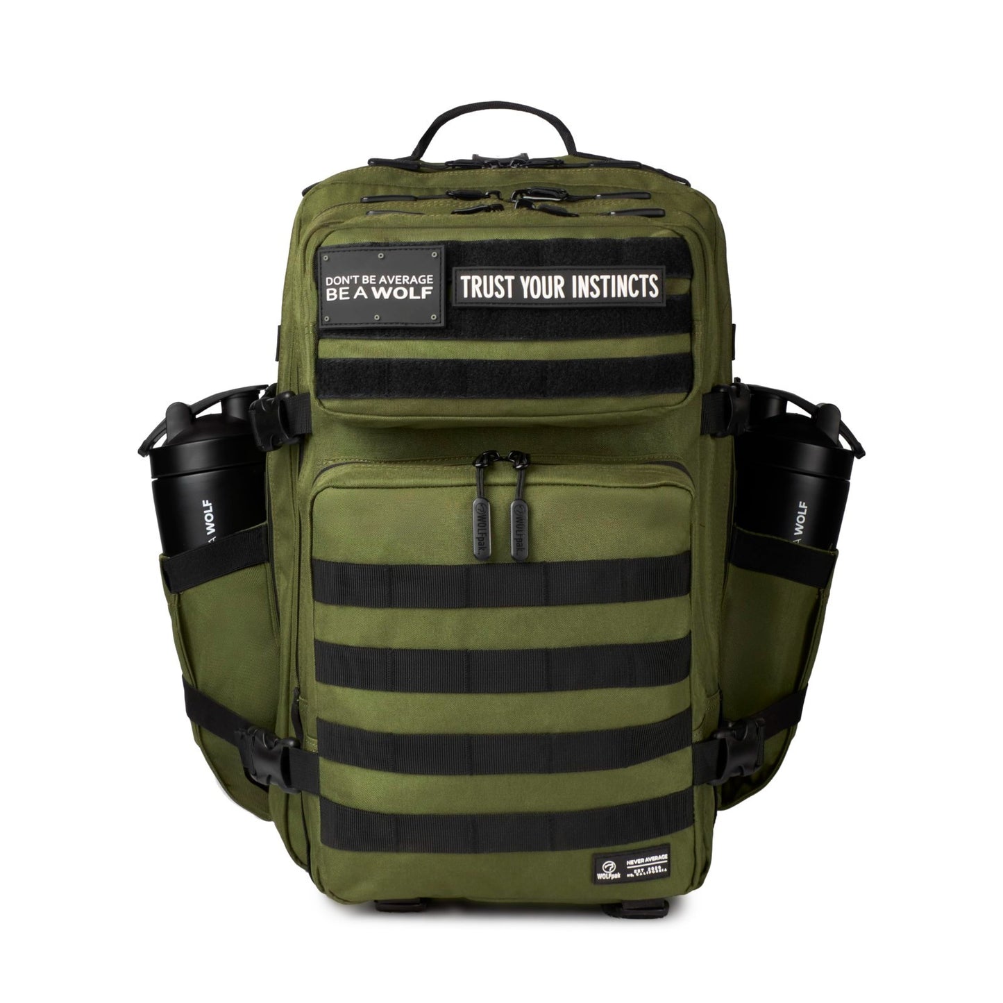 Durable 45L Waterproof Gym Backpack   1000D Oxford, MOLLE Webbing, Laptop Pocket1
