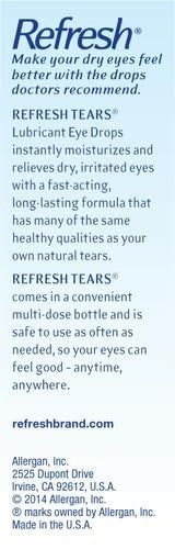 Moisturizing Eye Drops - Liquid Lubricant, 0.51 oz, 4-Pack for Dry Eyes Relief11