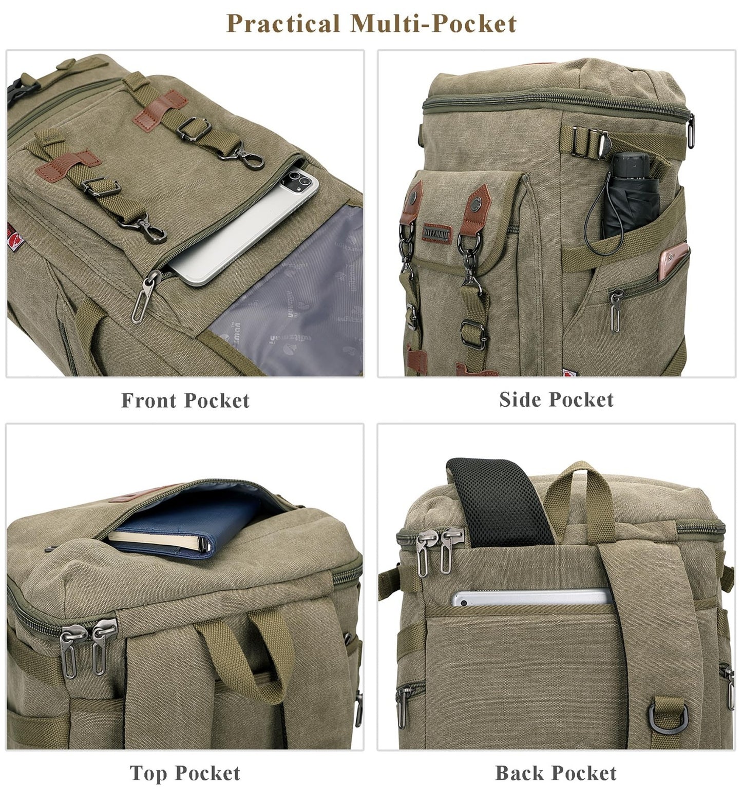 Travel Backpack for Men & Women   Airline Approved Carry On, Durable & Lightweig4