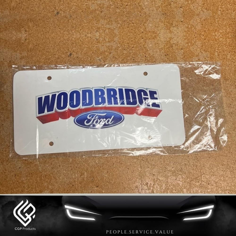 Temporary License Plate Tag Plastic Bags - 100 Count for Auto Dealerships (2 Pac4