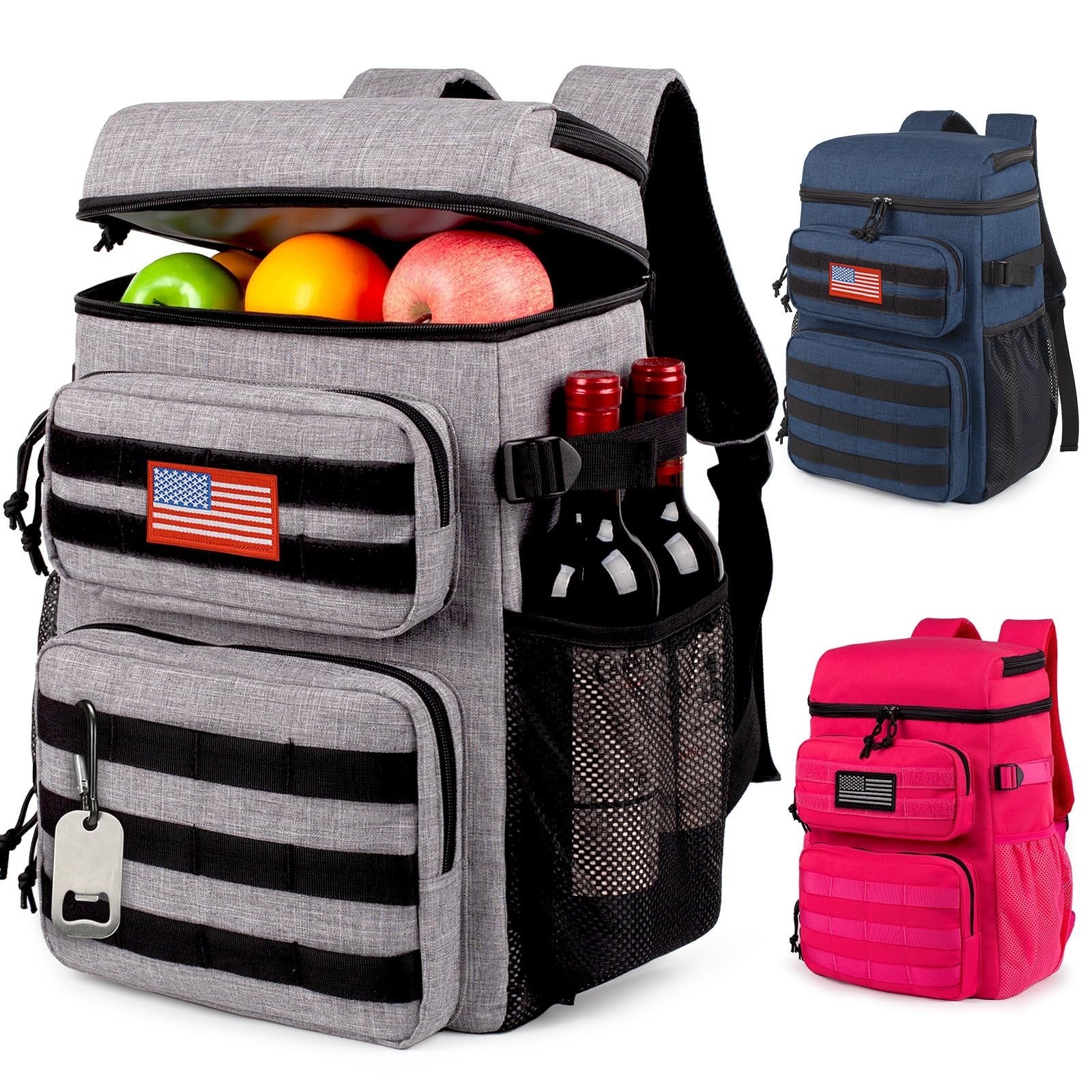 Tactical Insulated Cooler Backpack - Lightweight, Leakproof, Waterproof for Trav1