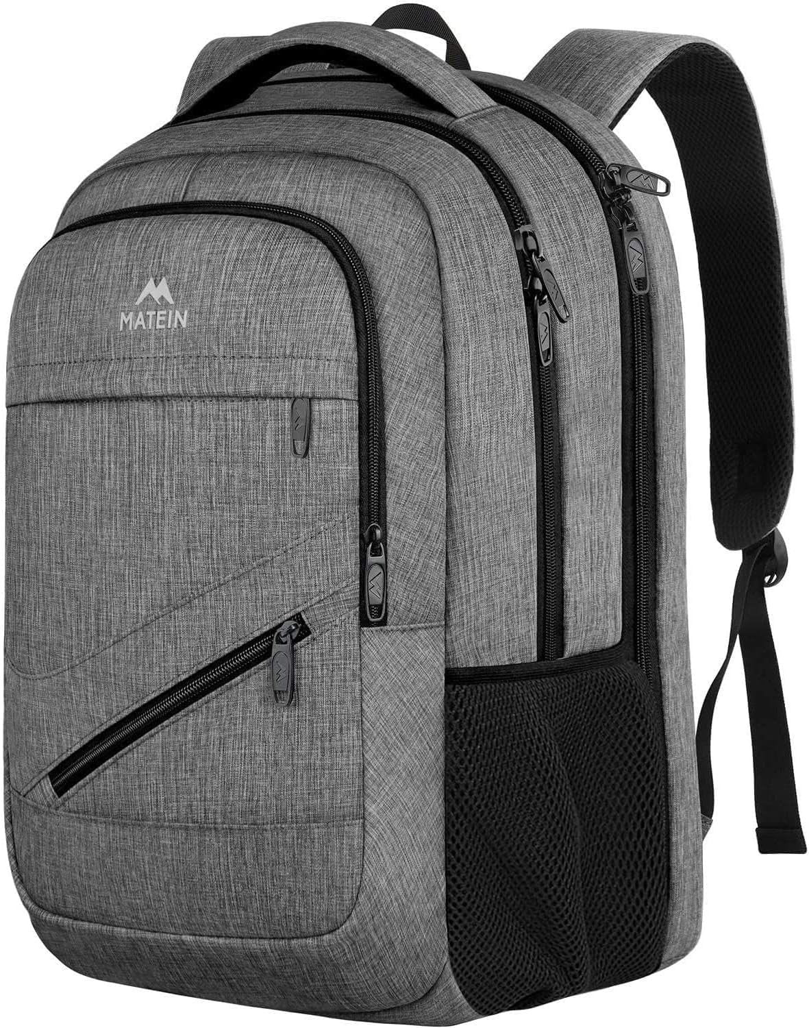 Extra Large 18" Laptop Backpack, 50L Business Travel Bag, Water Resistant, Organ1