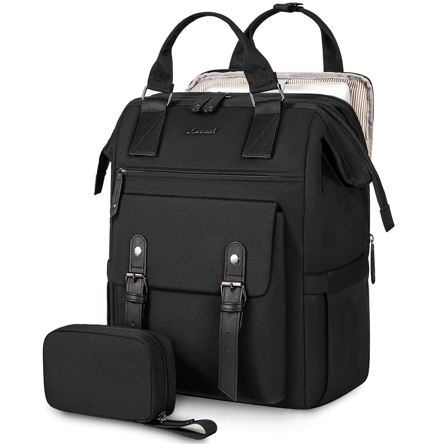 Water Resistant Laptop Backpack for 17.3" Laptops, Anti Theft Travel Bag, Work &1