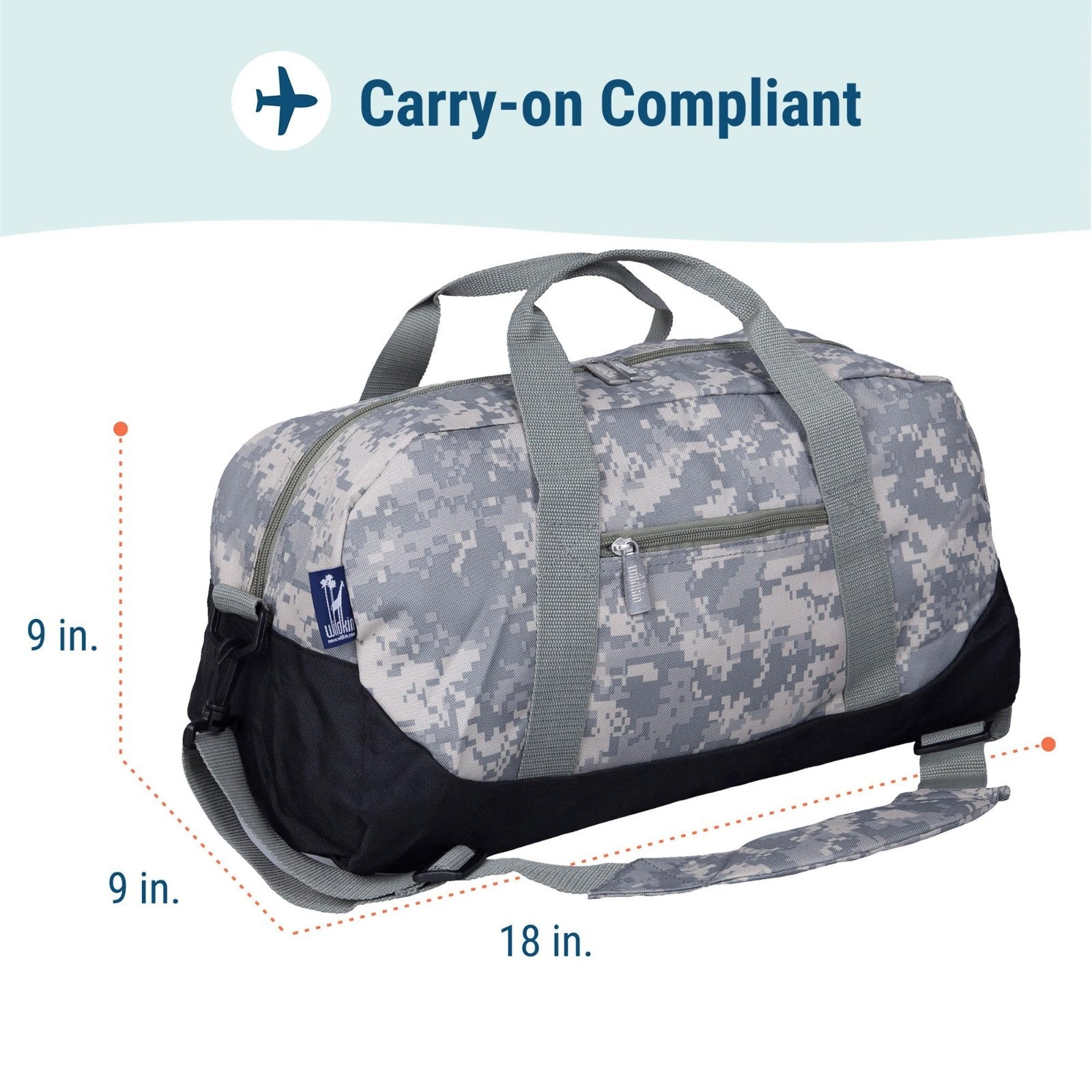 Kids Overnighter Duffel Bag – Carry-On Size, Perfect for School & Sleepovers, Ca3