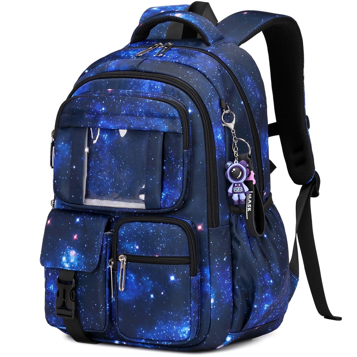Kawaii Galaxy Astronaut Kids Backpack - School Bag for Boys & Girls, Book Bag fo1