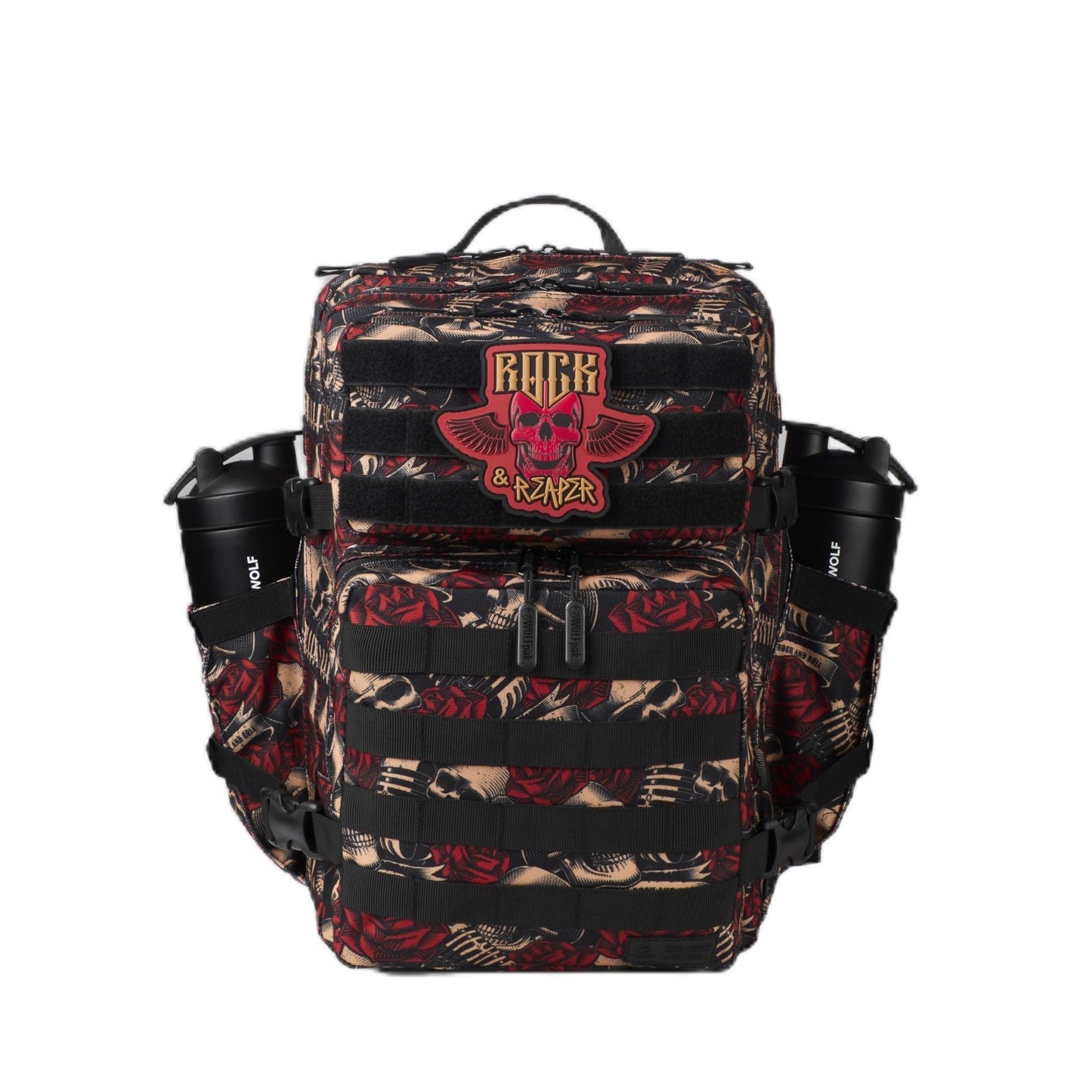 Durable 35L Waterproof Gym Backpack   1000D Oxford, MOLLE Webbing, Laptop Pocket1