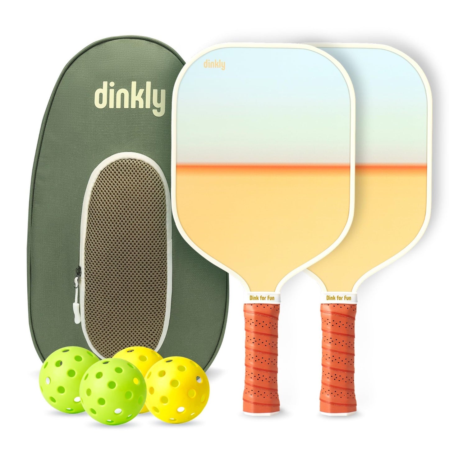 Pickleball Paddle Set of 2/4 - USAPA Approved, Graphite/Fiberglass, 4 Balls & Ca1