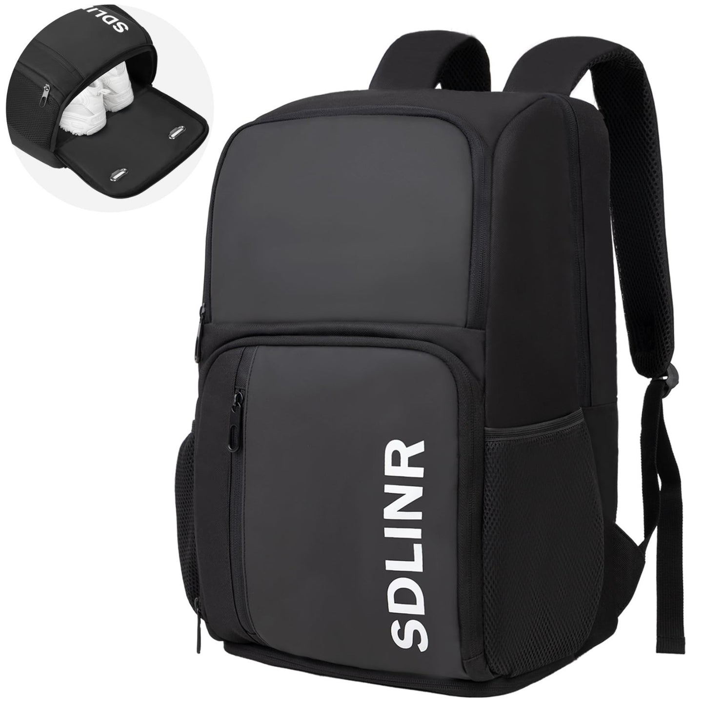 Large Pickleball Backpack Bag for 4+ Paddles | Water-Resistant, Shoe Compartment1