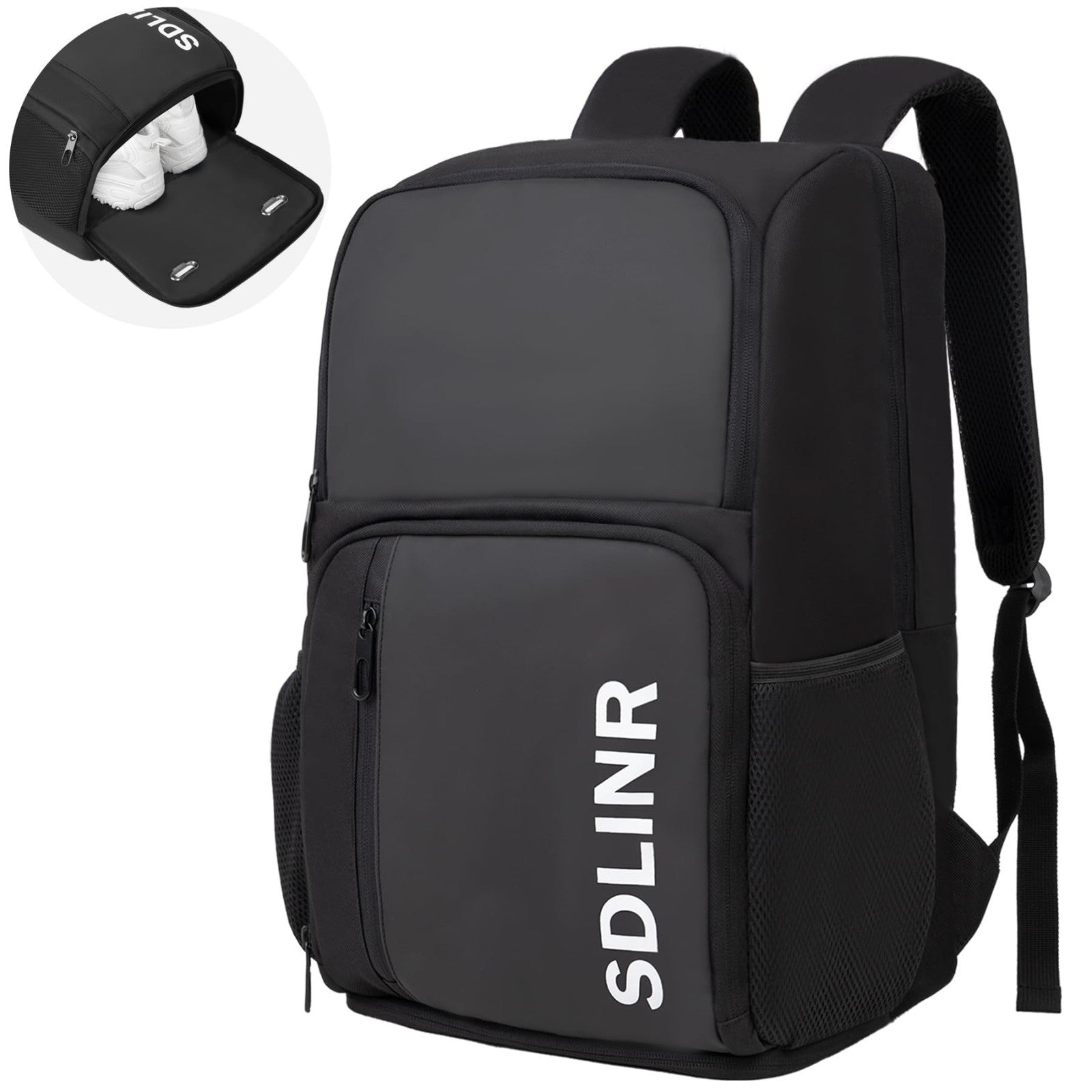 Large Pickleball Backpack Bag for 4+ Paddles | Water-Resistant, Shoe Compartment1