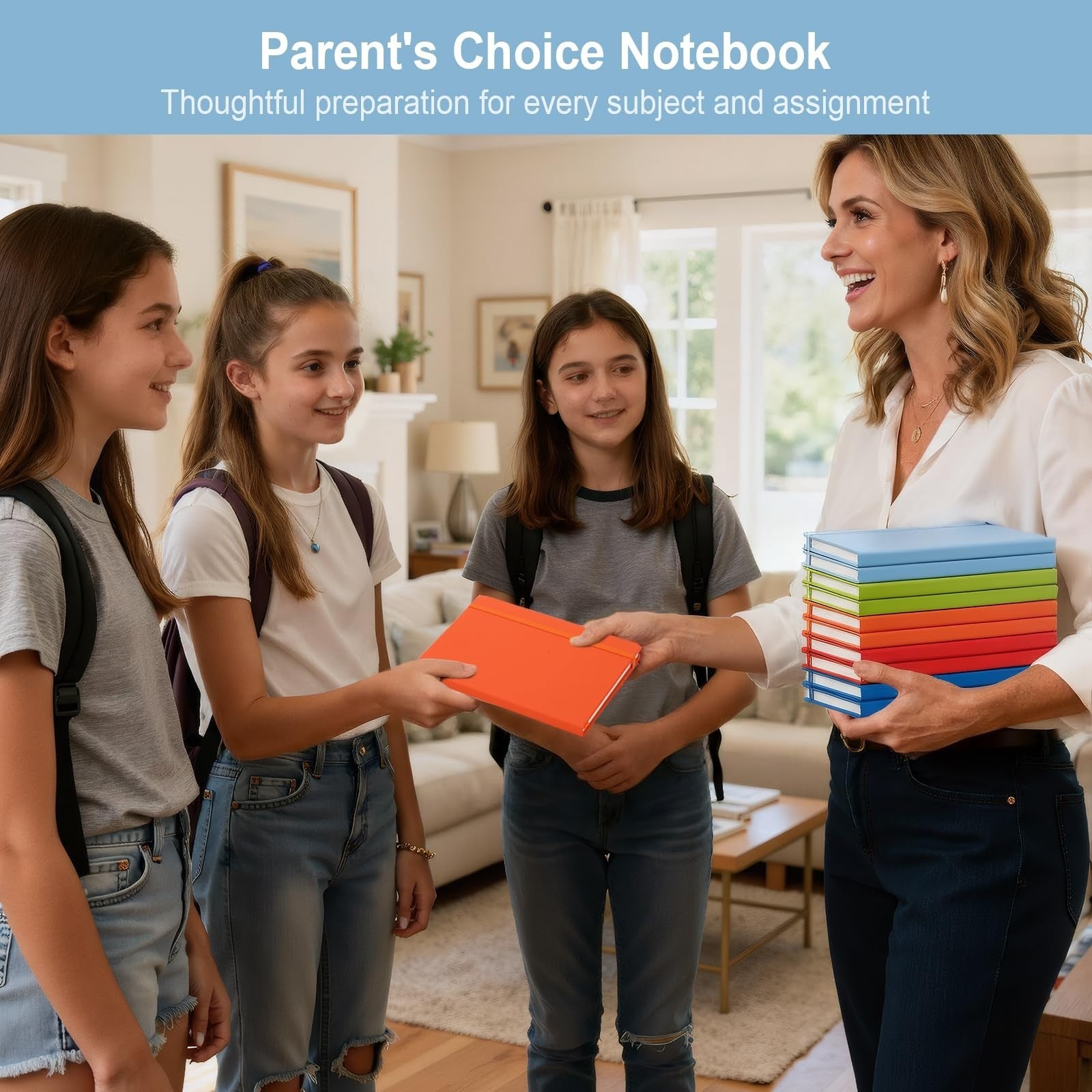24 Pack A5 Hardcover Notebooks, 192 Pages College Ruled, Waterproof, Lay-Flat Cl6