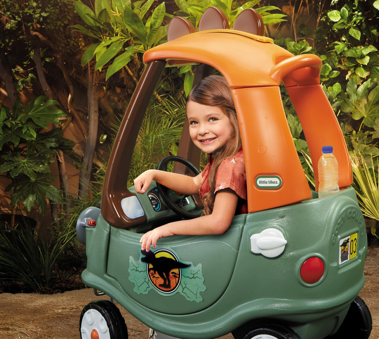 T-Rex Cozy Coupe Ride-On Toy for Kids – Fun Outdoor Vehicle, Ages 1-56