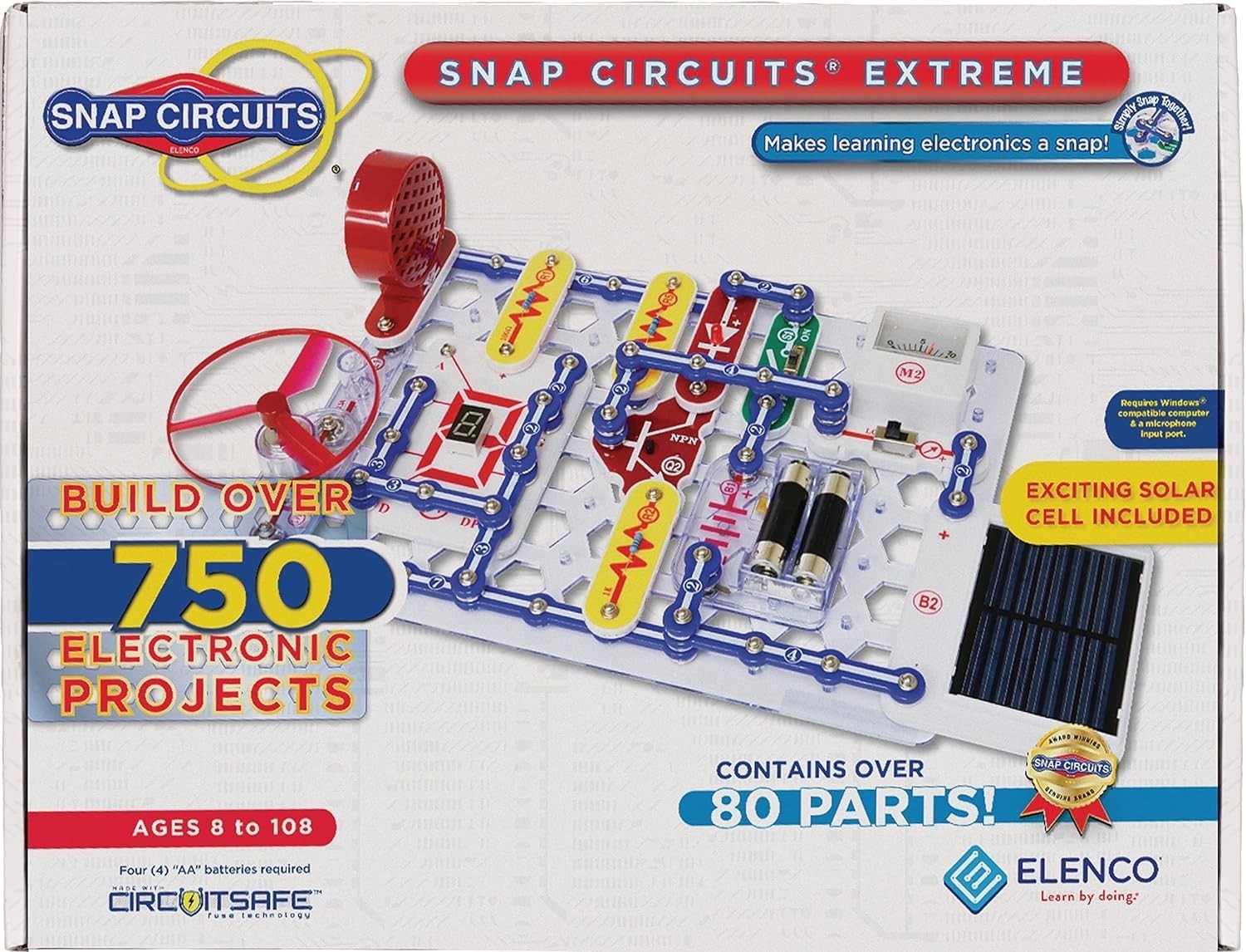 Snap Circuits Extreme Electronics Kit   STEM Learning, Fun Projects, Educational1
