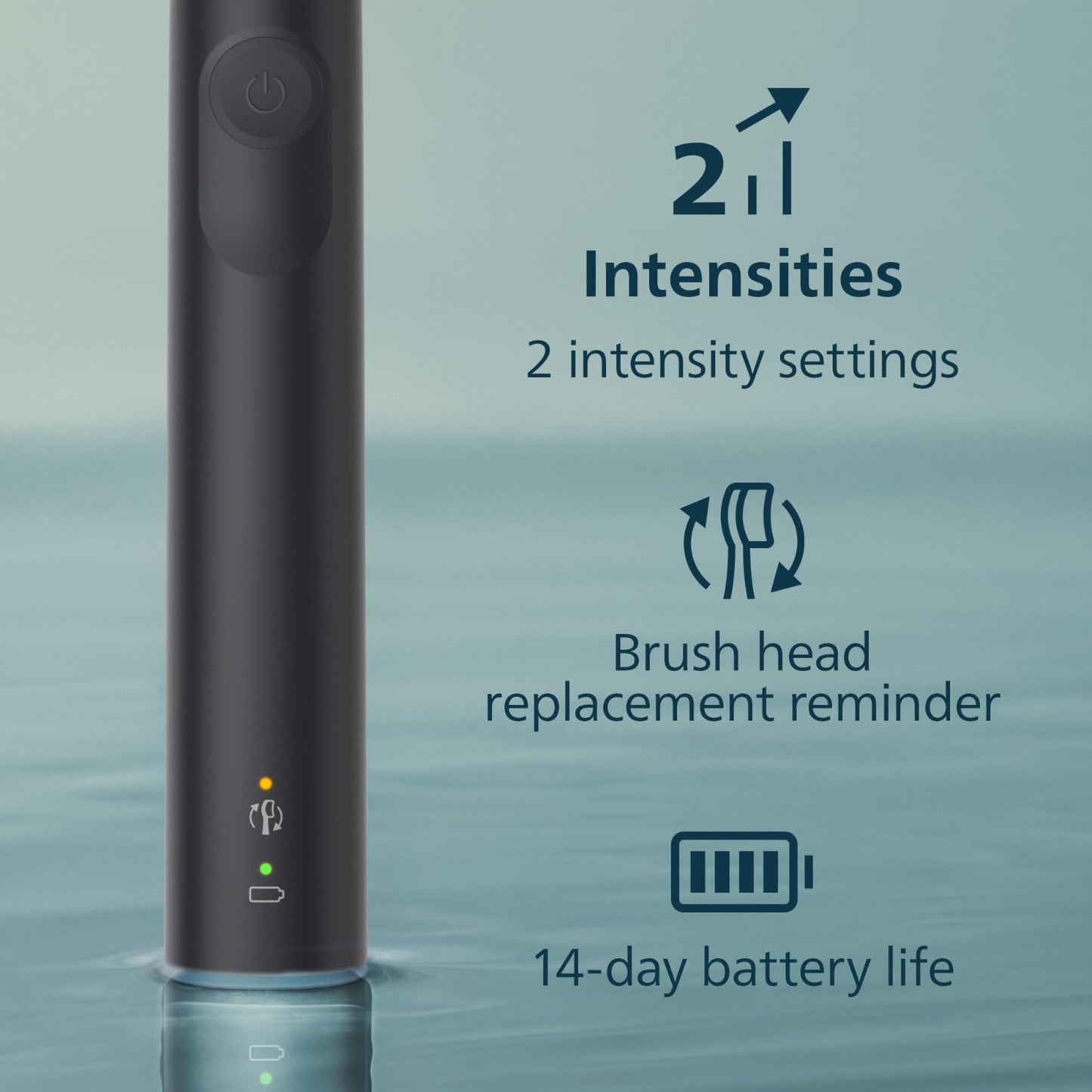 Rechargeable Electric Toothbrush, 700% Plaque Removal, Pressure Sensor, 2 Settin5