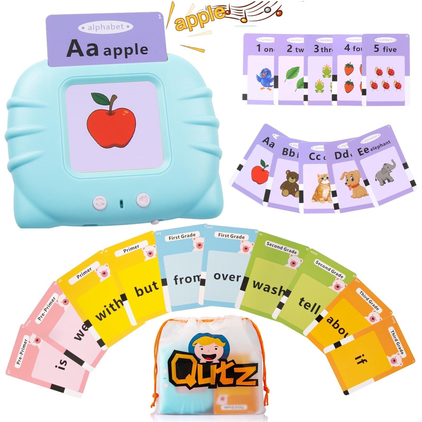 Interactive Talking Flash Cards for Toddlers 2-4, ABC Learning, Autism & Speech1