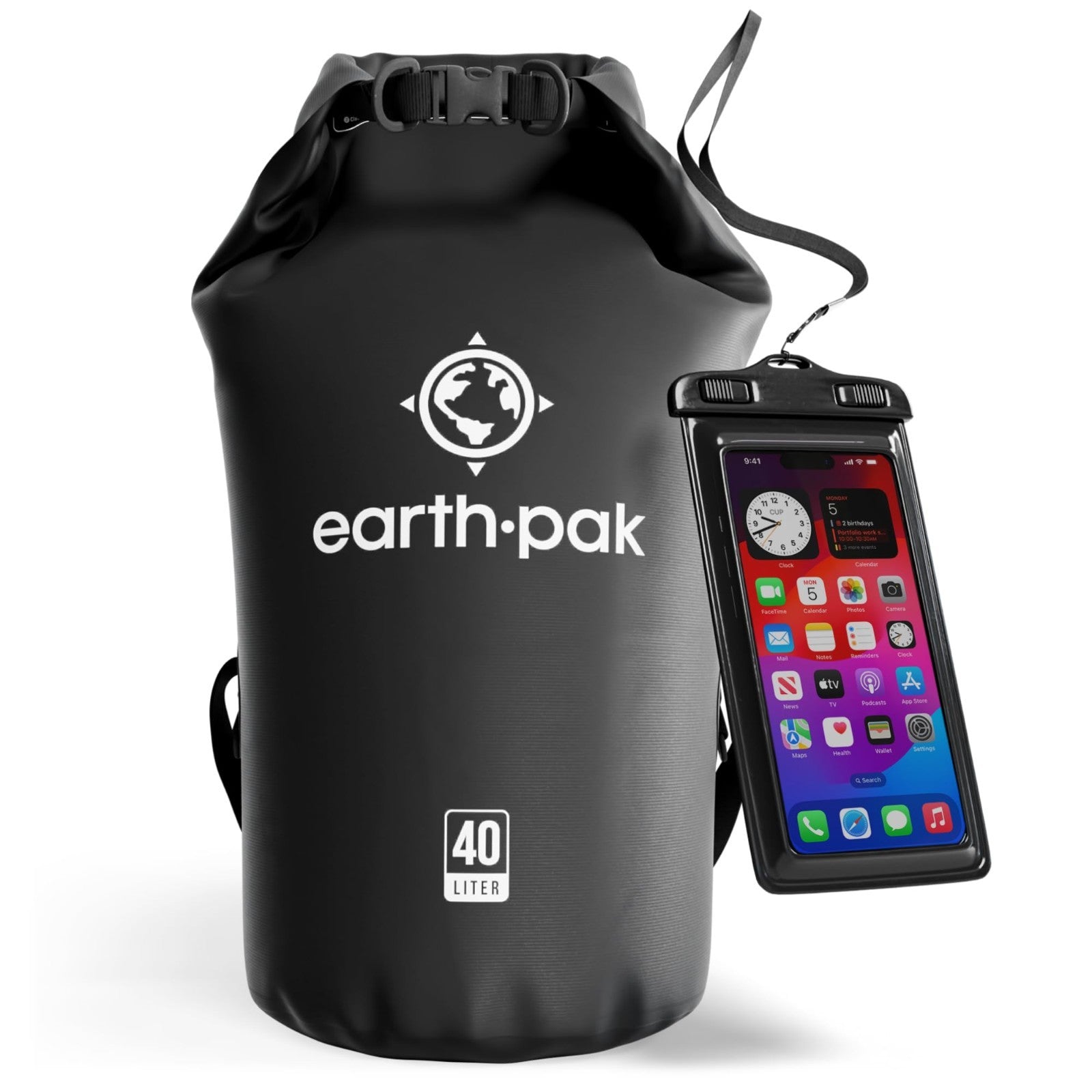 Waterproof Dry Bag Backpack   Roll Top Sack for Kayaking & Outdoor Gear, Phone C1