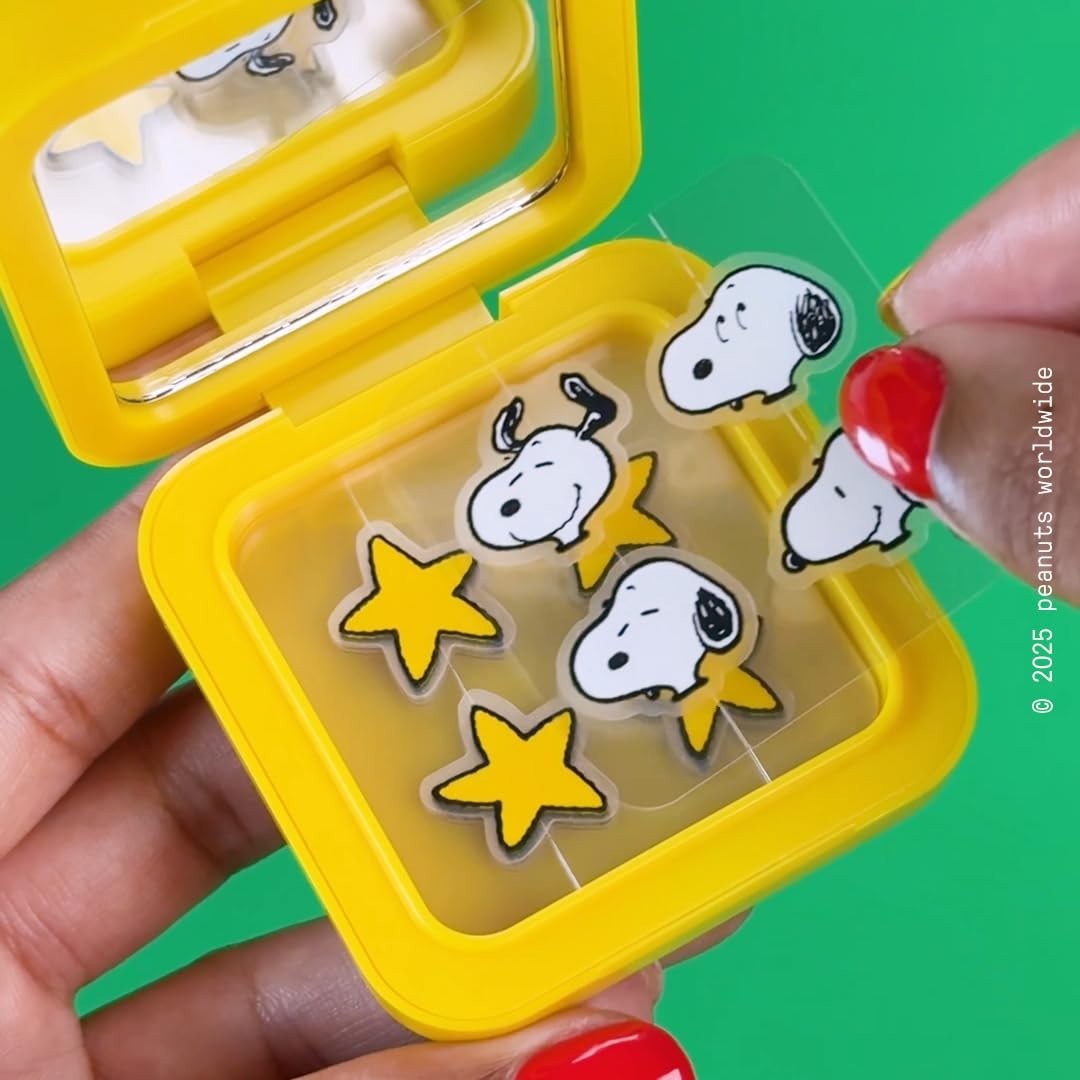 Hydrocolloid Pimple Patch for Acne Treatment   Sleepy Snoopy Compact, 32 Count3