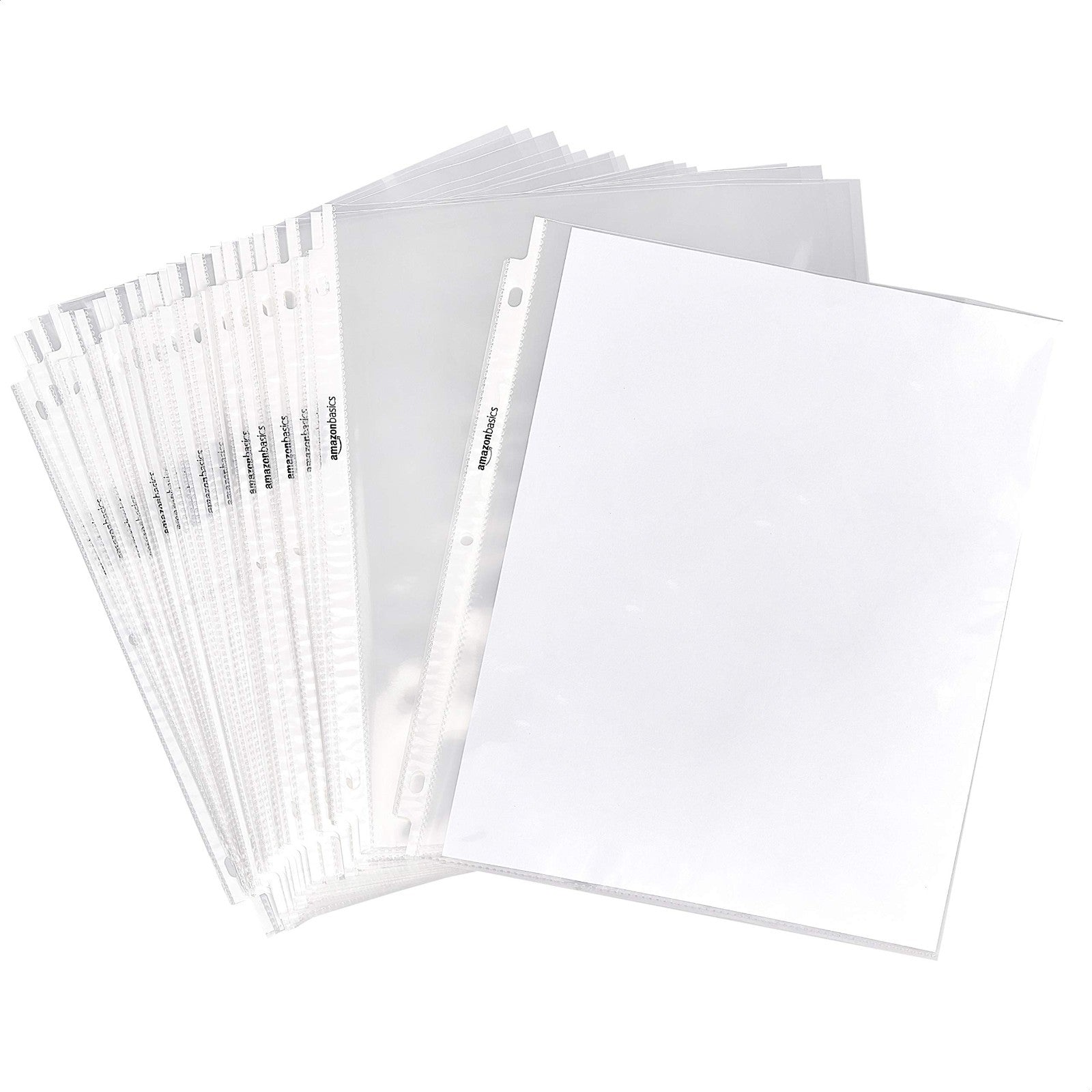 Clear Plastic Sheet Protectors for 3 Ring Binders, Top Loading, Letter Size, 2001
