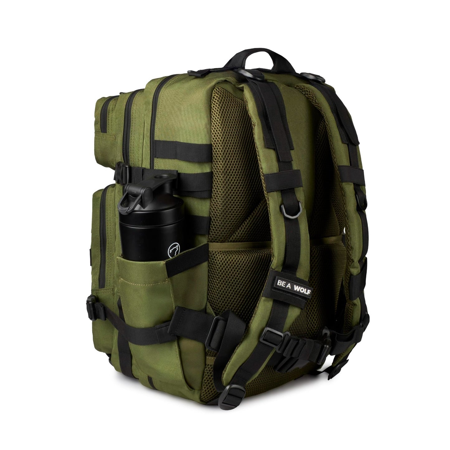 Durable 45L Waterproof Gym Backpack   1000D Oxford, MOLLE Webbing, Laptop Pocket7