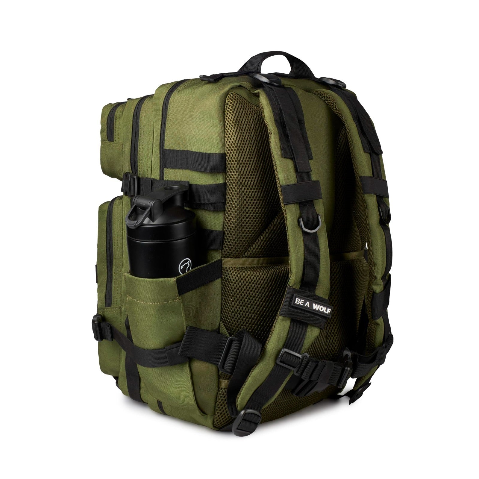 Durable 45L Waterproof Gym Backpack   1000D Oxford, MOLLE Webbing, Laptop Pocket7