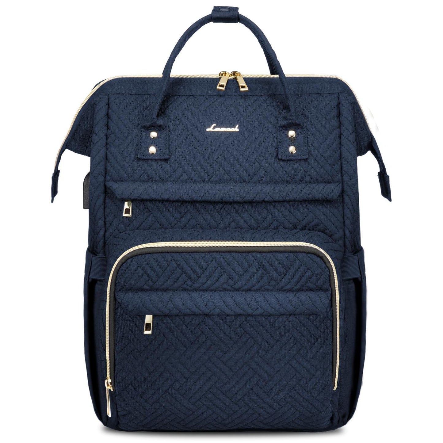 Stylish 15.6" Laptop Backpack for Women   Waterproof Travel Bag with USB Port, P1