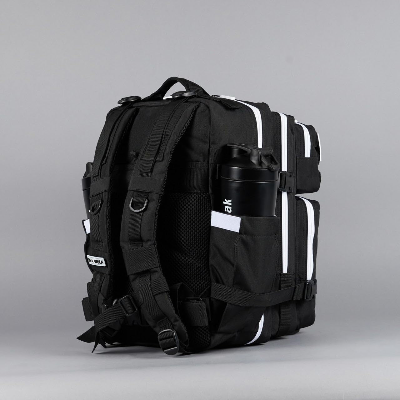 Durable 35L Waterproof Gym Backpack, MOLLE Webbing, Laptop Pocket, Athletic Gear10
