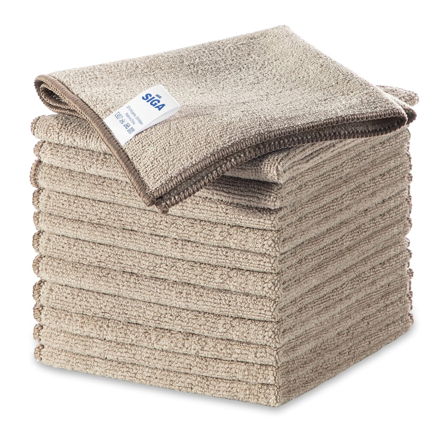 12 Pack Streak-Free Microfiber Cleaning Cloths - Ultra-Absorbent Towels for Home1