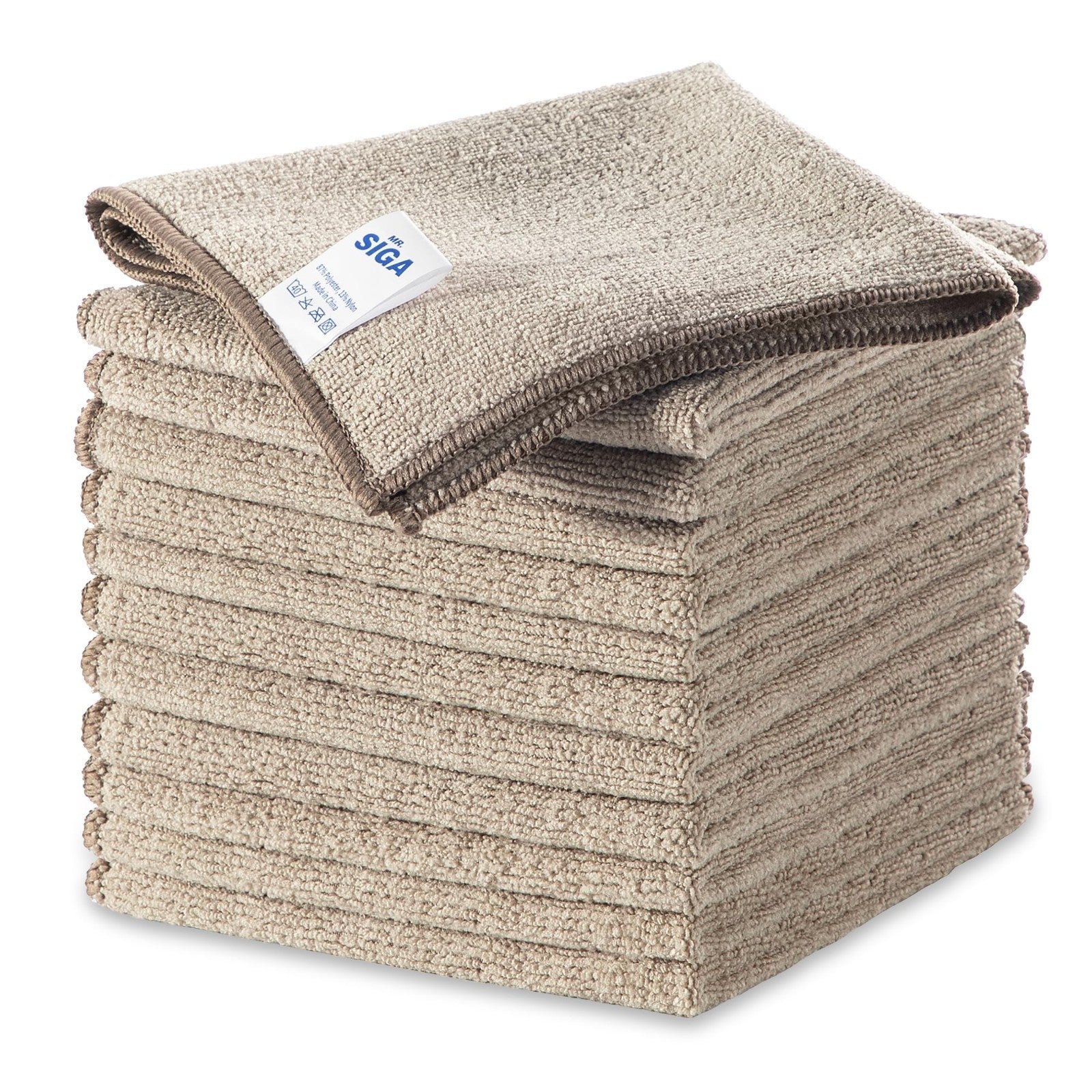 12 Pack Streak-Free Microfiber Cleaning Cloths - Ultra-Absorbent Towels for Home1